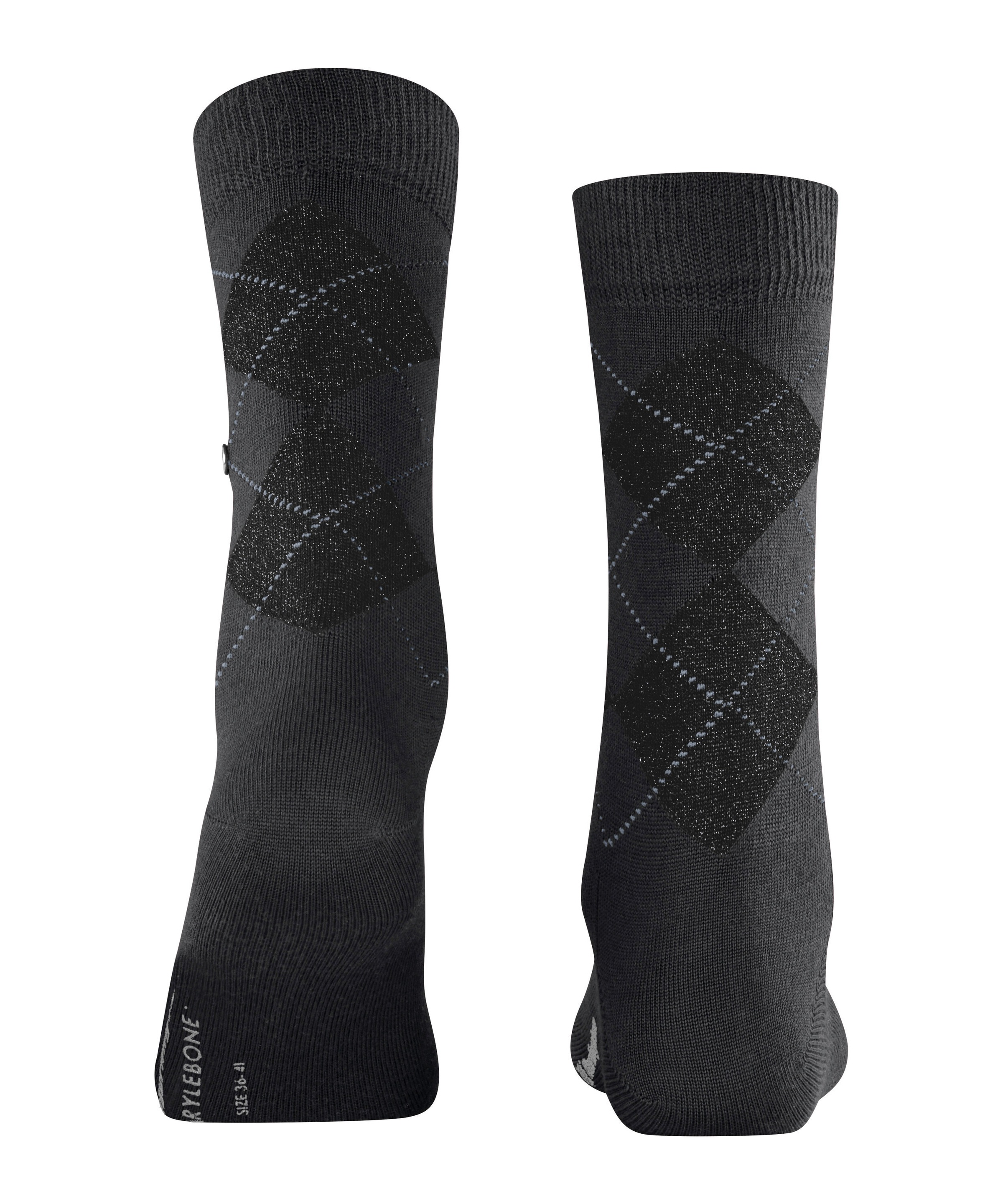 Burlington Socken »Marylebone Glitter« Einheitsgröße 36-41, Argyle-Muster, Lurex-Fäden, wärmend
