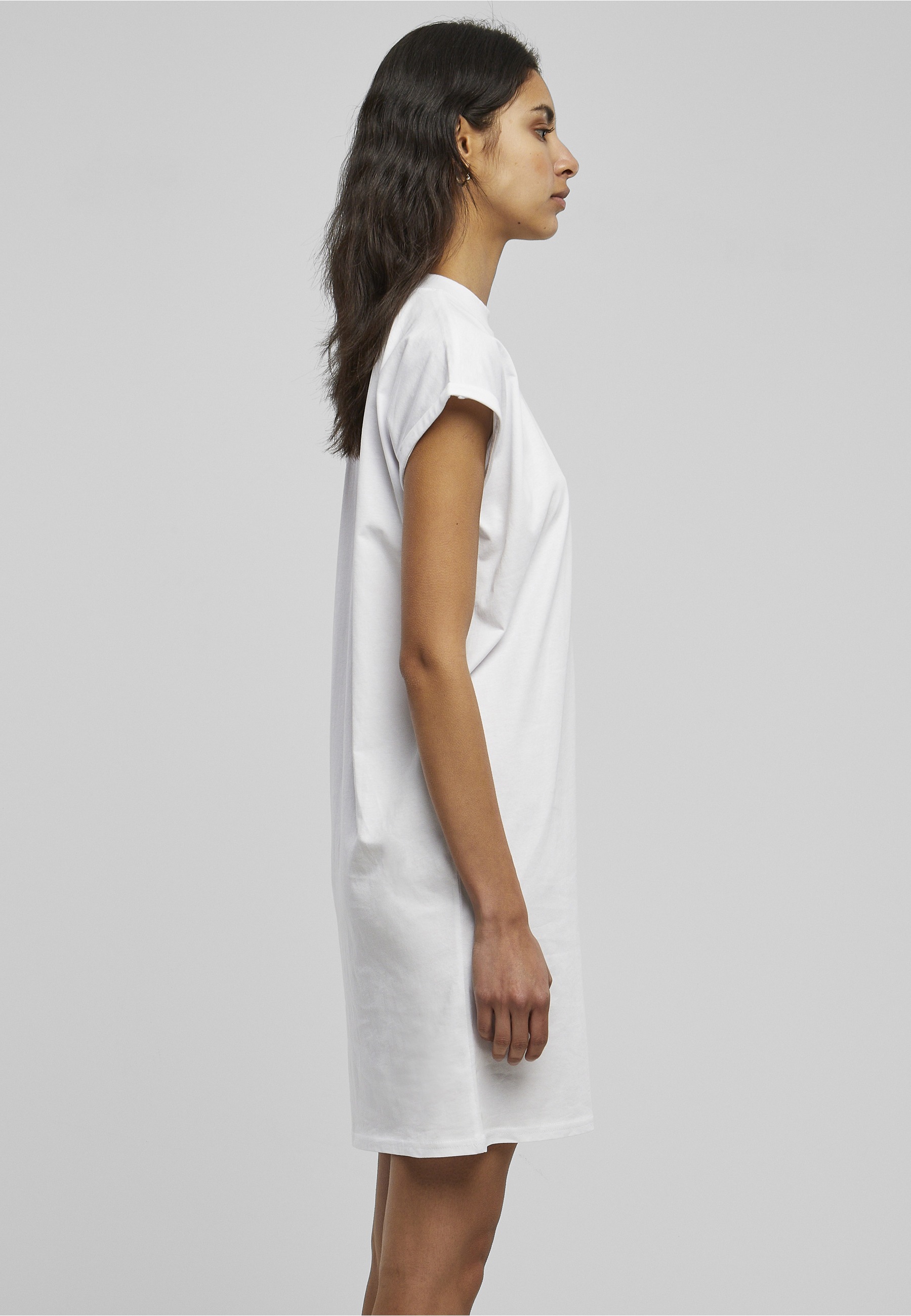 URBAN CLASSICS Shirtkleid »Urban Classics Damen Ladies Turtle Extended Shoulder Dress« 1 Stk. tlg.
