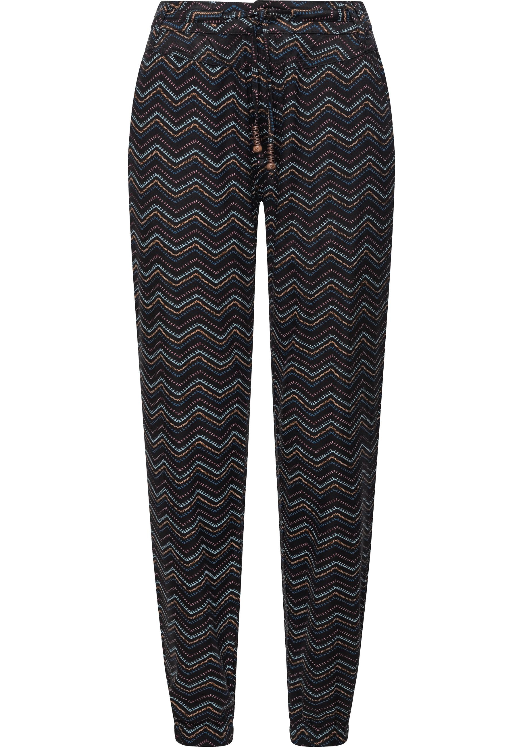 Ragwear Haremshose »Talin Chevron«, leichte Leinenhose mit Print und Tunnelzugband kaufen