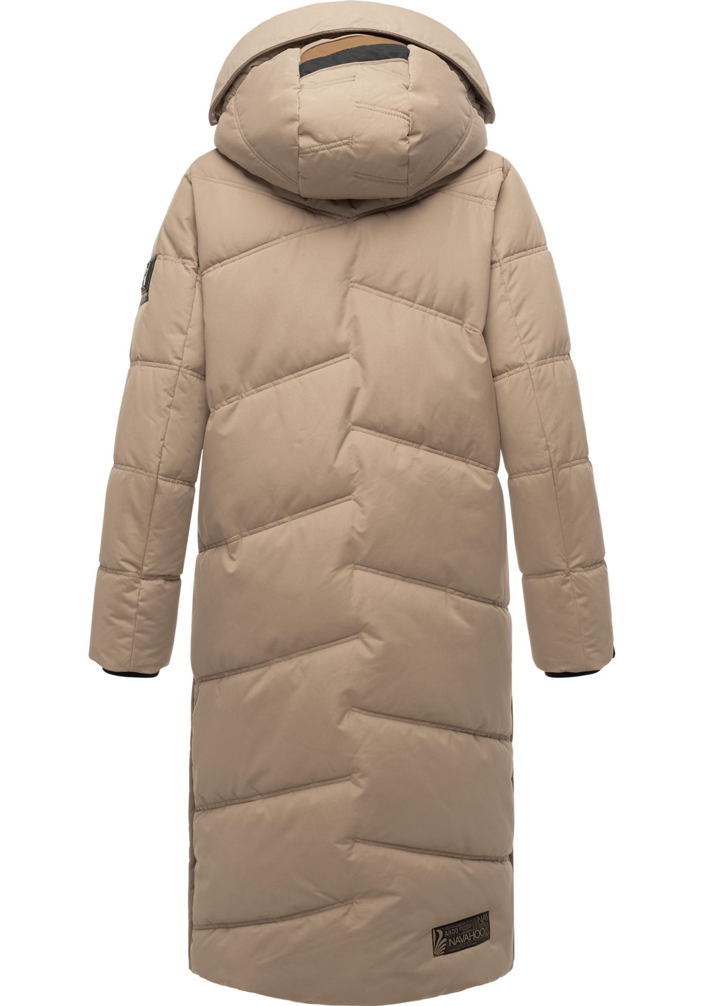 Navahoo Steppmantel »Kuschelmausi«, Moderner Damen Wintermantel mit großer Kapuze