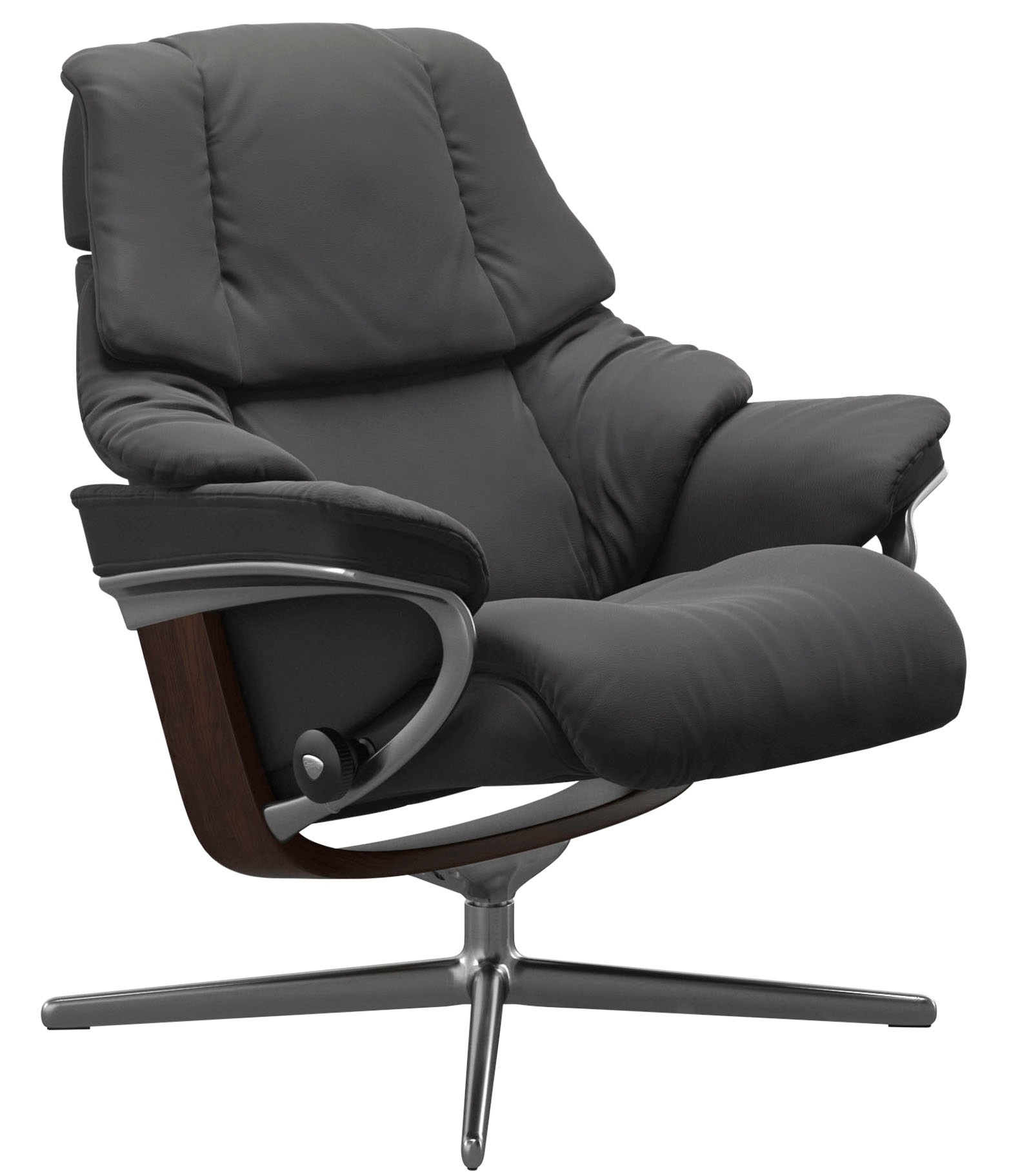 Thumbnail - Stressless "Reno" mit Cross Base, Größe S, M & L, Holzakzent Braun