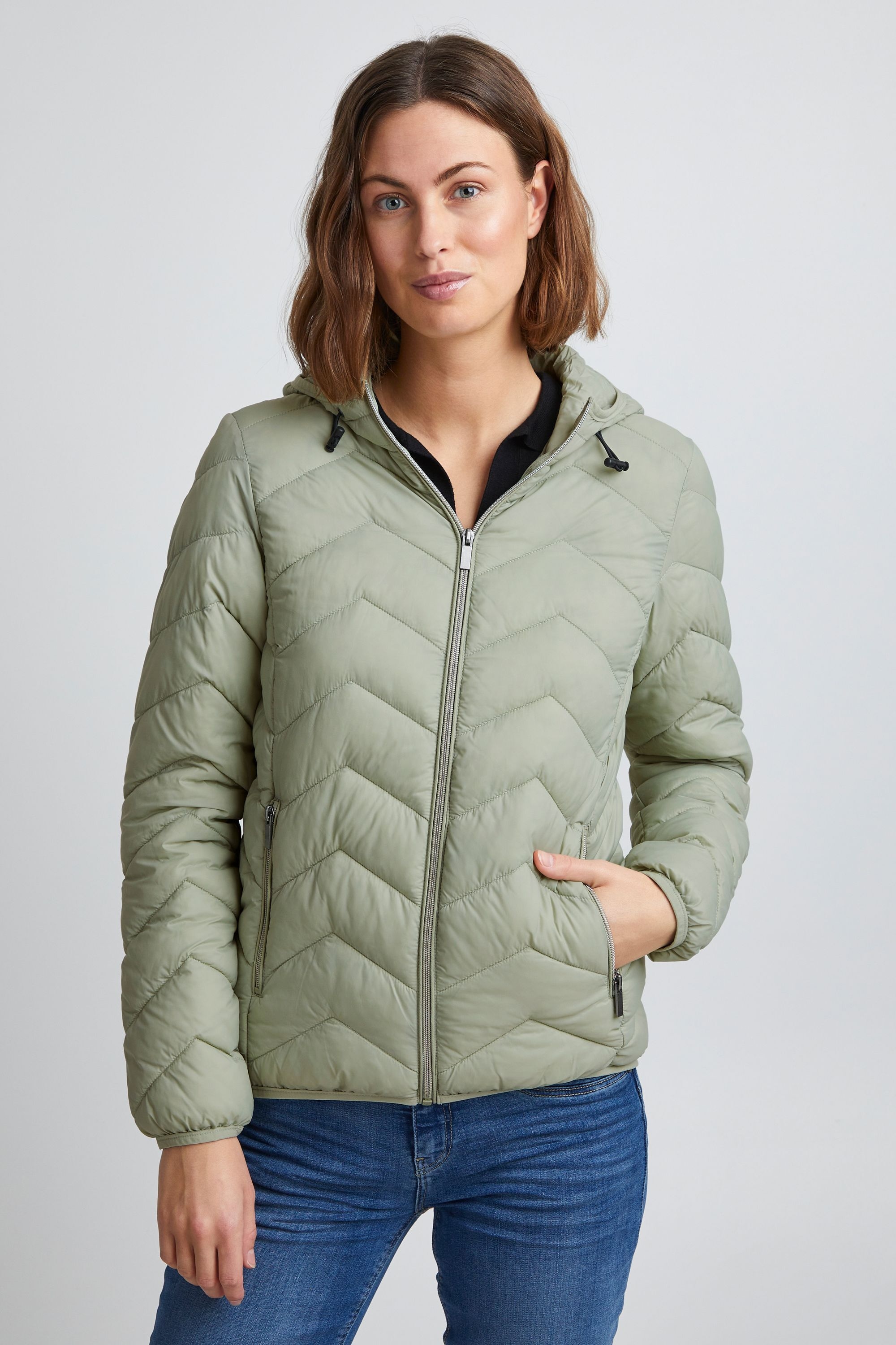 Steppjacke »Fransa FRBAPADDING 1 Outerwear - 20609336«, mit Kapuze