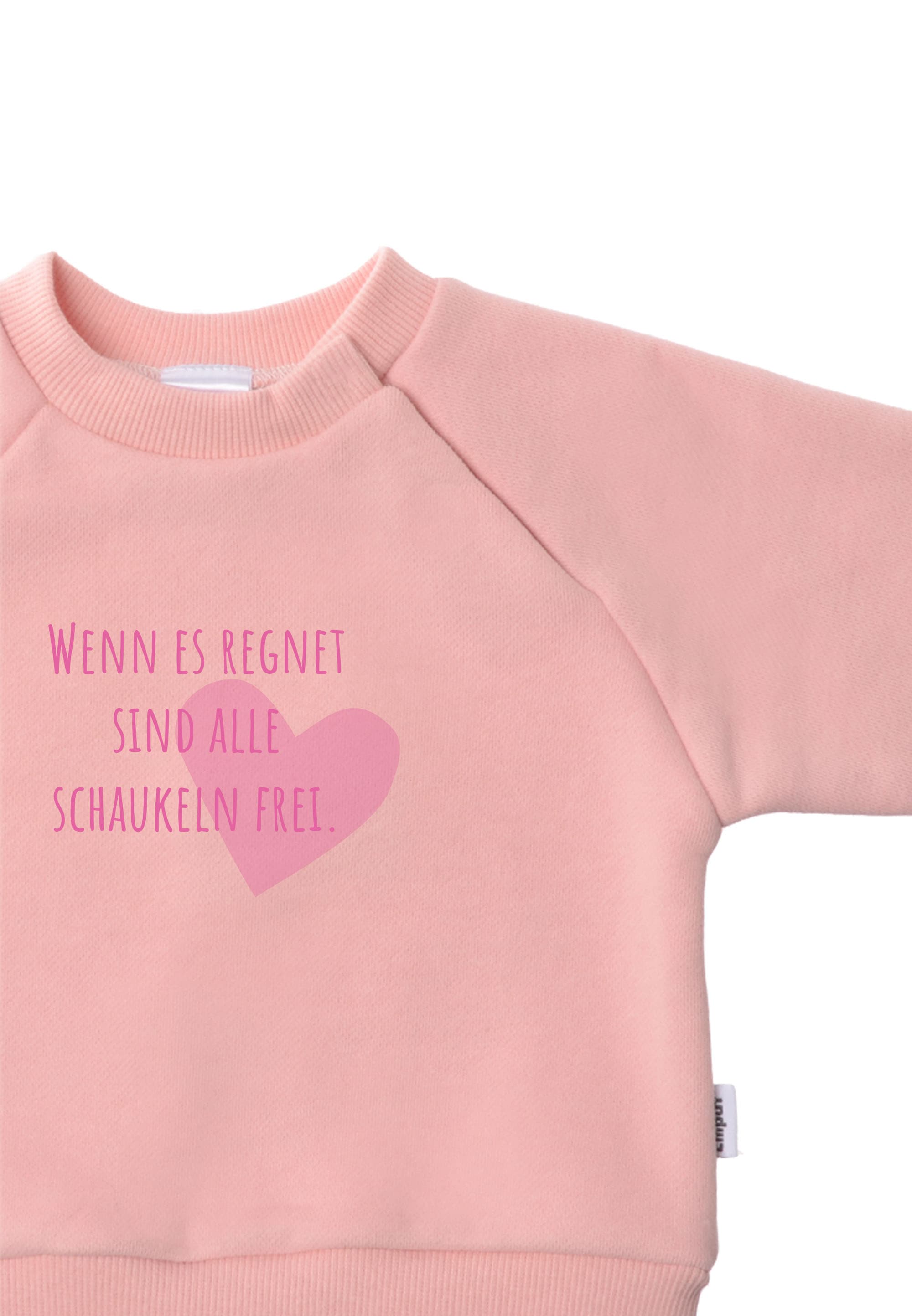 Liliput Sweatshirt »Wenn es regnet sind alle Schaukeln frei«, mit Rundhalsausschnitt