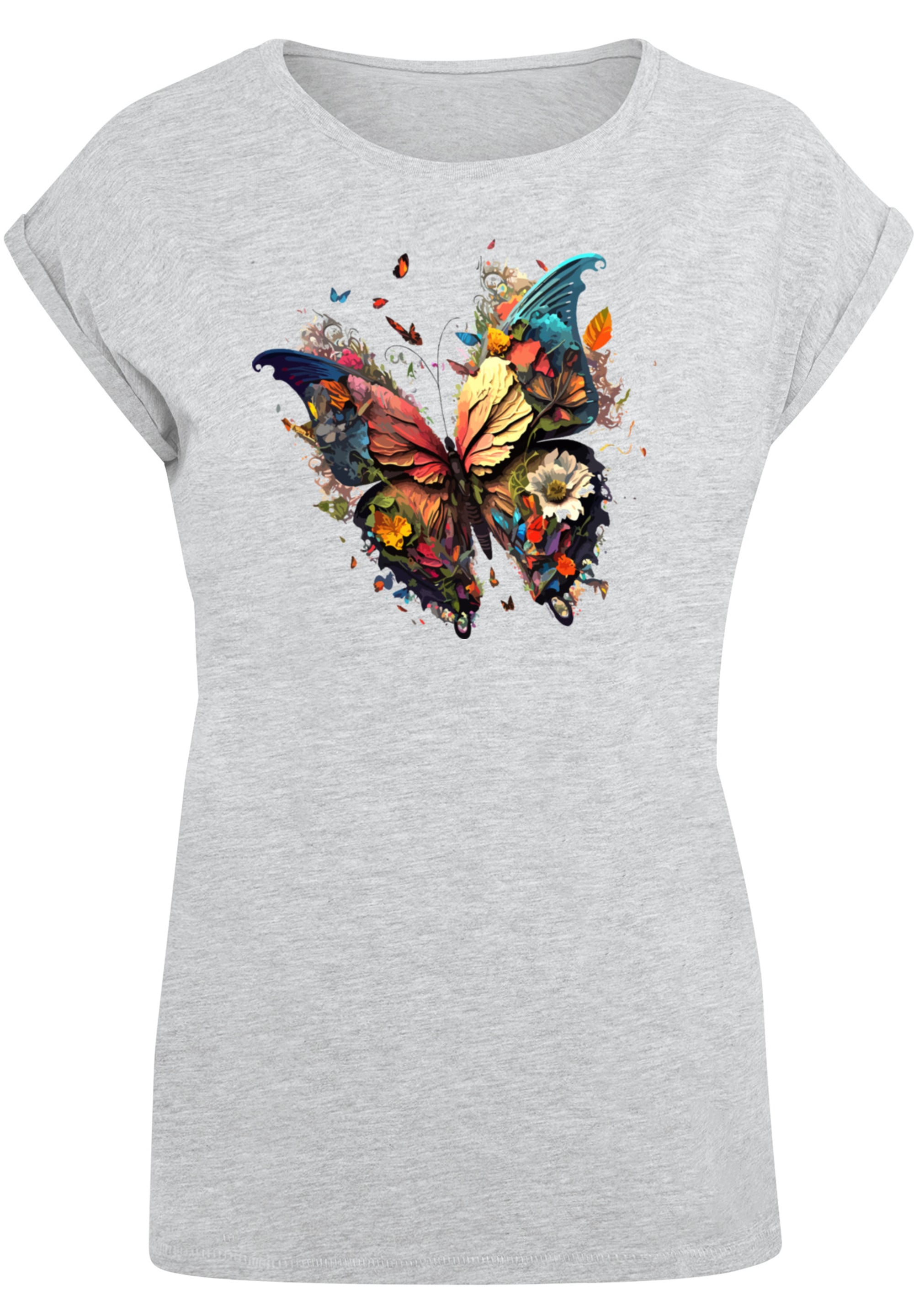 F4NT4STIC T-Shirt "Schmetterling Bunt", Print günstig online kaufen