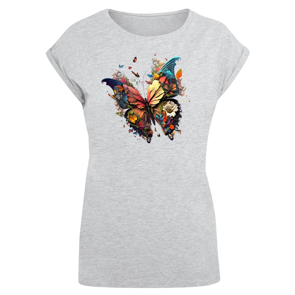 F4NT4STIC T-Shirt »Schmetterling Bunt«