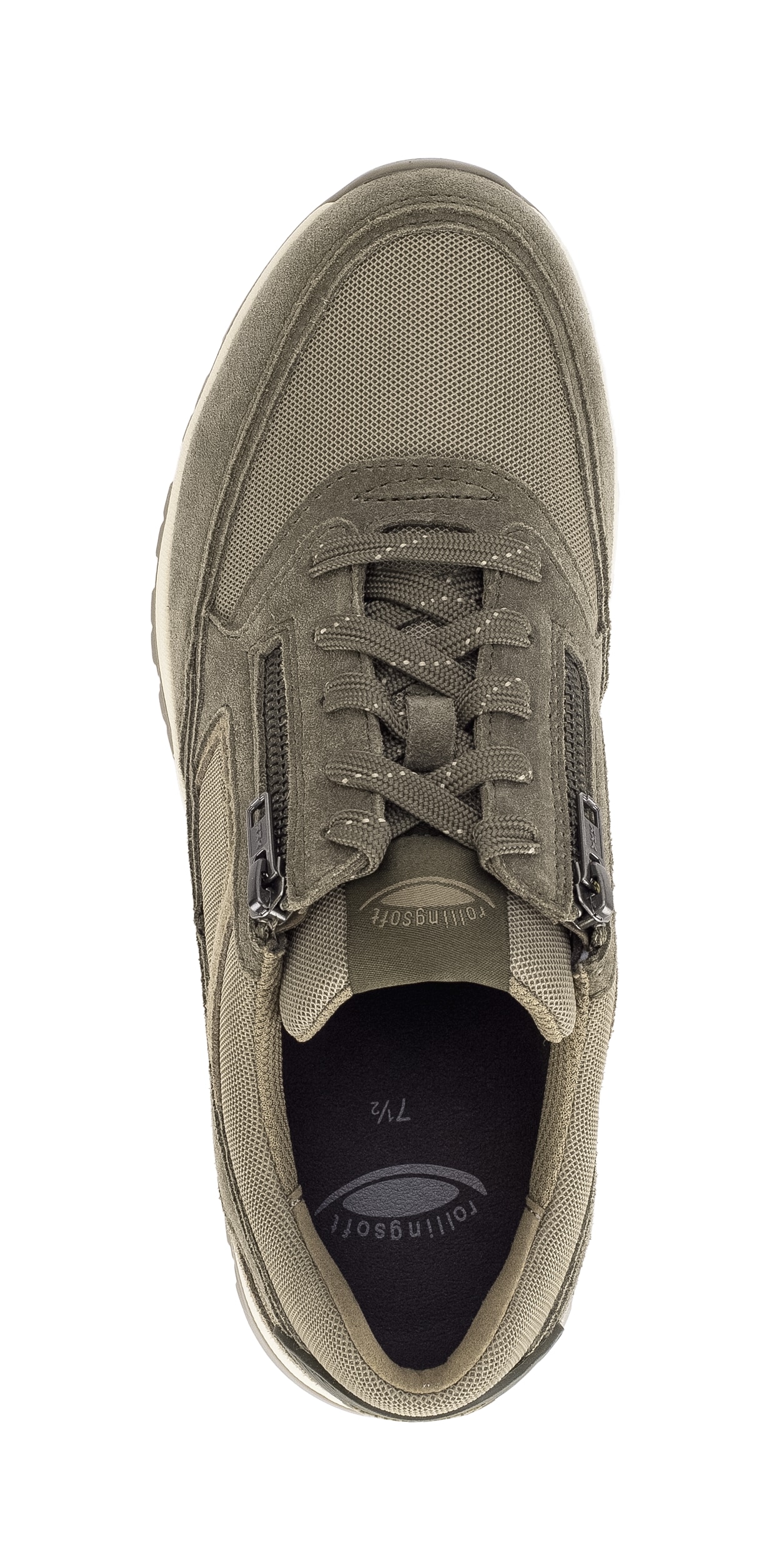rollingsoft Keilsneaker  , Schnürschuh, Halbschuh, Freizeitschuh, Außenreißverschluss, G-Weite
