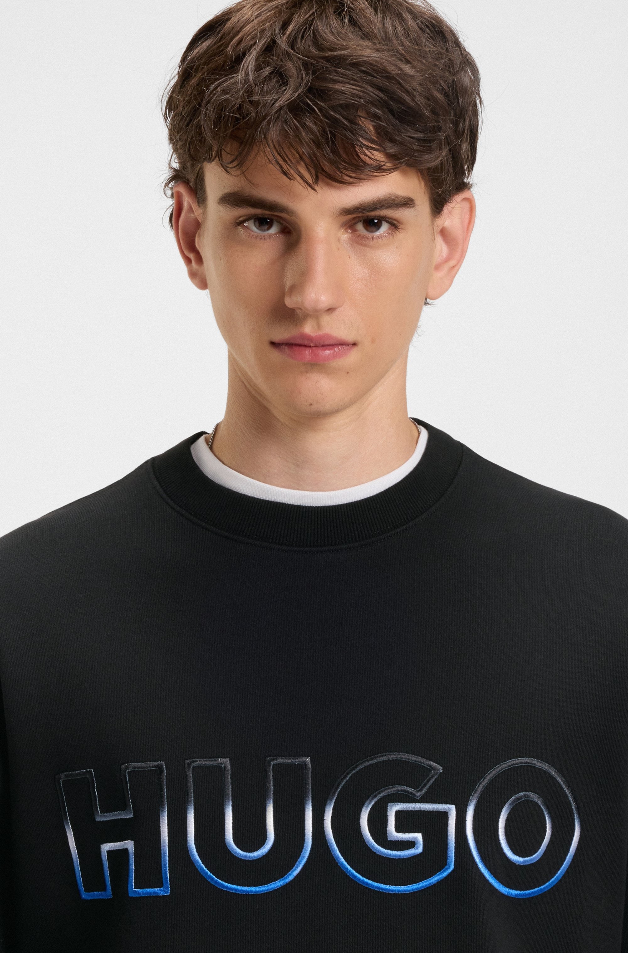 HUGO Blue Sweatshirt »Nogocrew«, Rundhalsausschnitt, regular fit, Logodruck