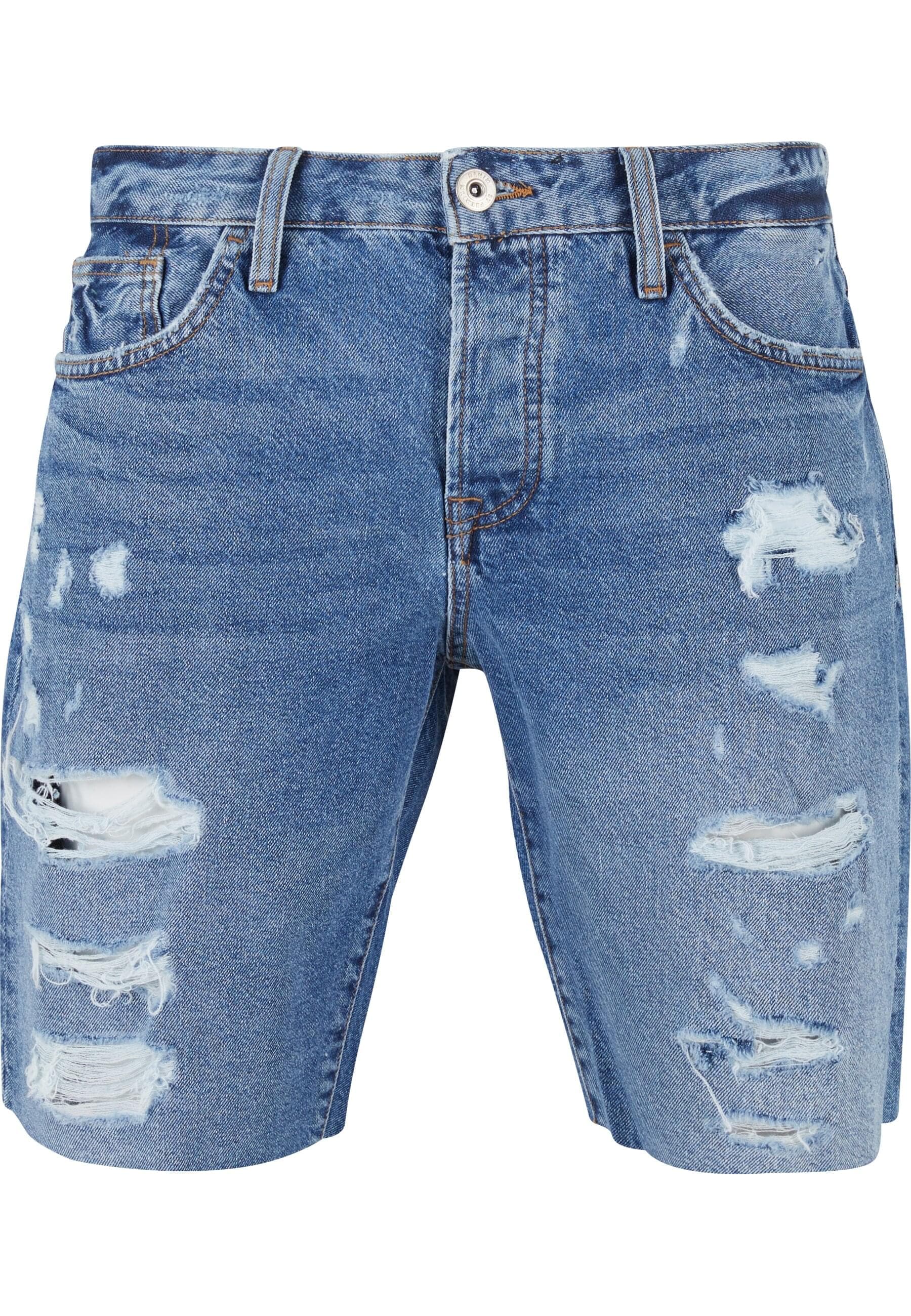 2Y Studios Bequeme Jeans "2Y Studios Herren 2Y Destroyed Denim Shorts"