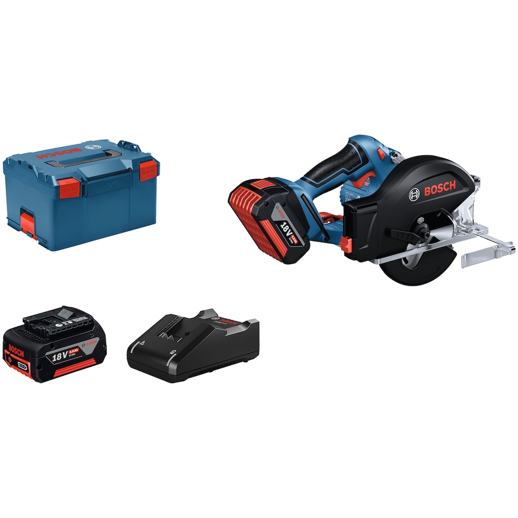 Bosch Professional Akku-Handkreissäge »GKM 18V-50«, (Set)