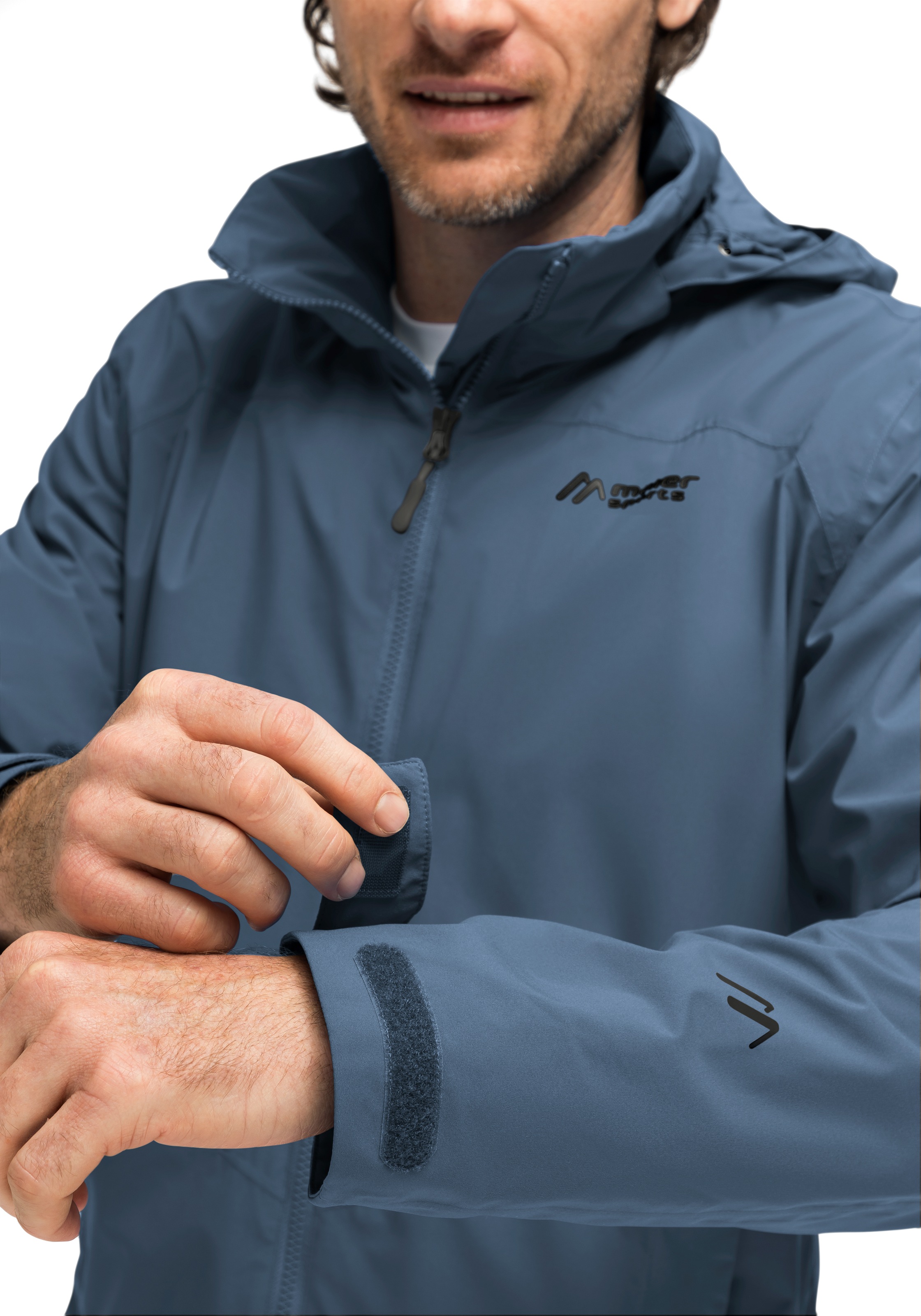 Maier Sports "Metor rec M" Herren Jacke mit Kapuze, Windjacke wasserdicht a günstig online kaufen
