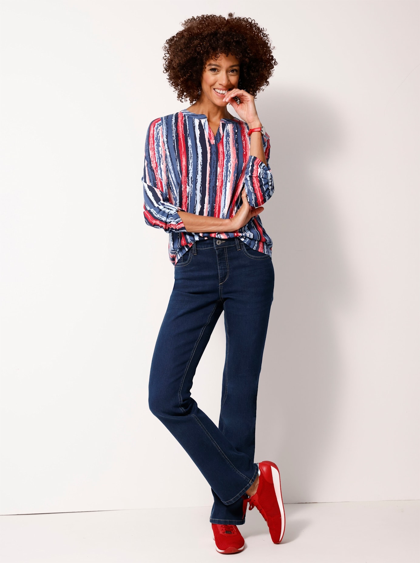Classic Basics Print-Shirt "Druck-Shirt" 1 Stk. tlg. günstig online kaufen