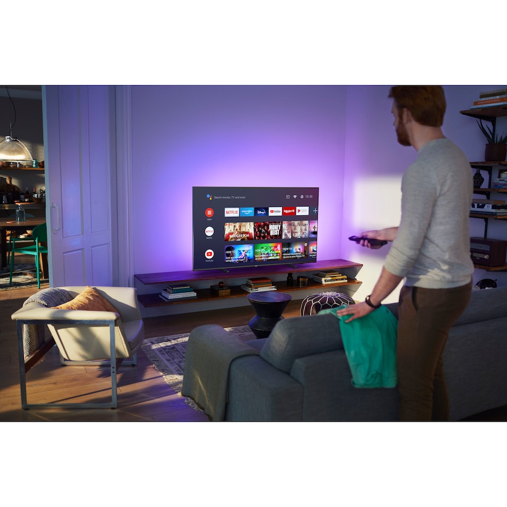 Philips LED-Fernseher »70PUS7906/12«, 177 cm/70 Zoll, 4K Ultra HD, Android TV-Smart-TV, 3-seitiges Ambilight