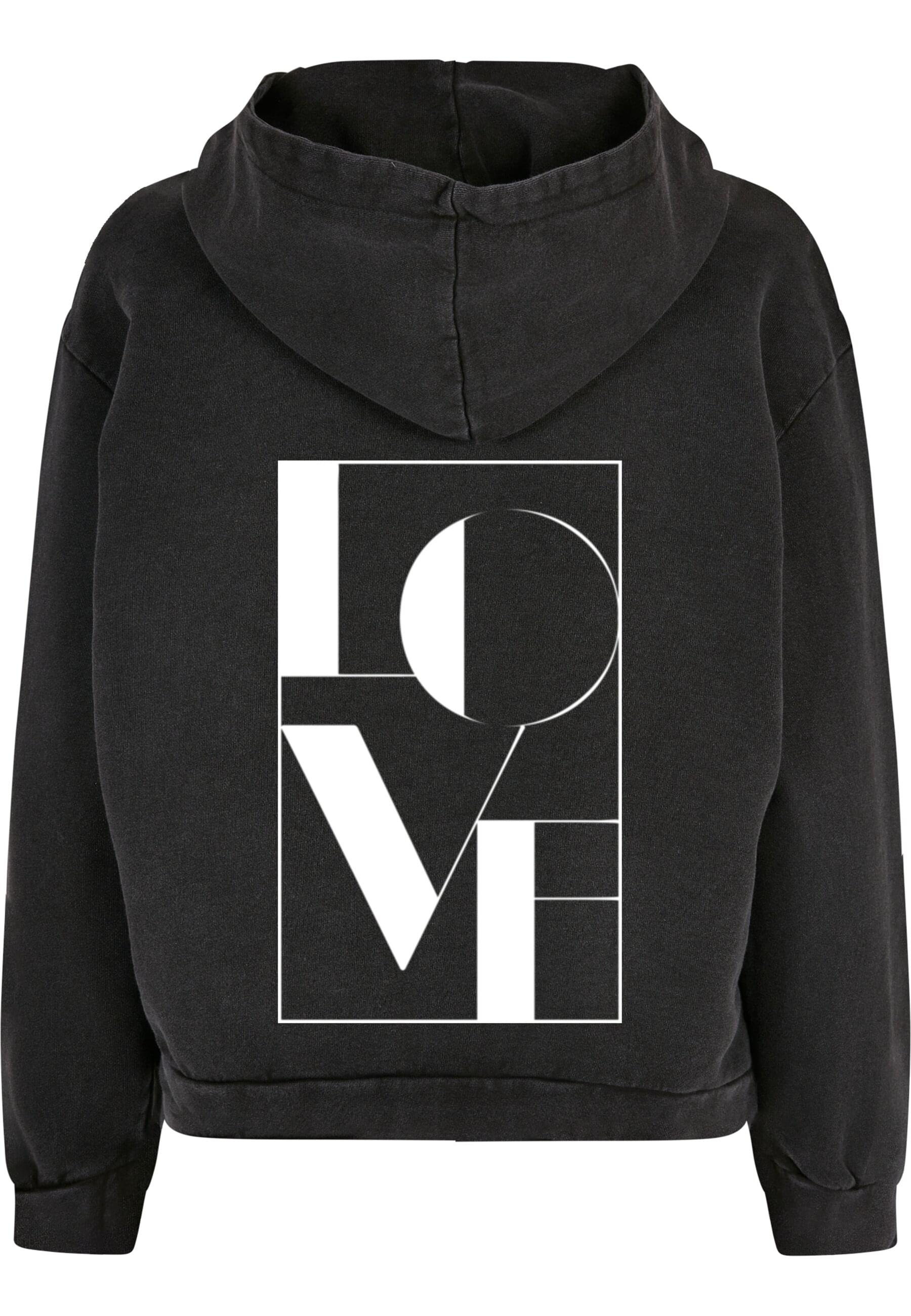 Merchcode Kapuzenpullover »Merchcode Ladies Love Acid Washed Oversized Hoody«, (1 tlg.)