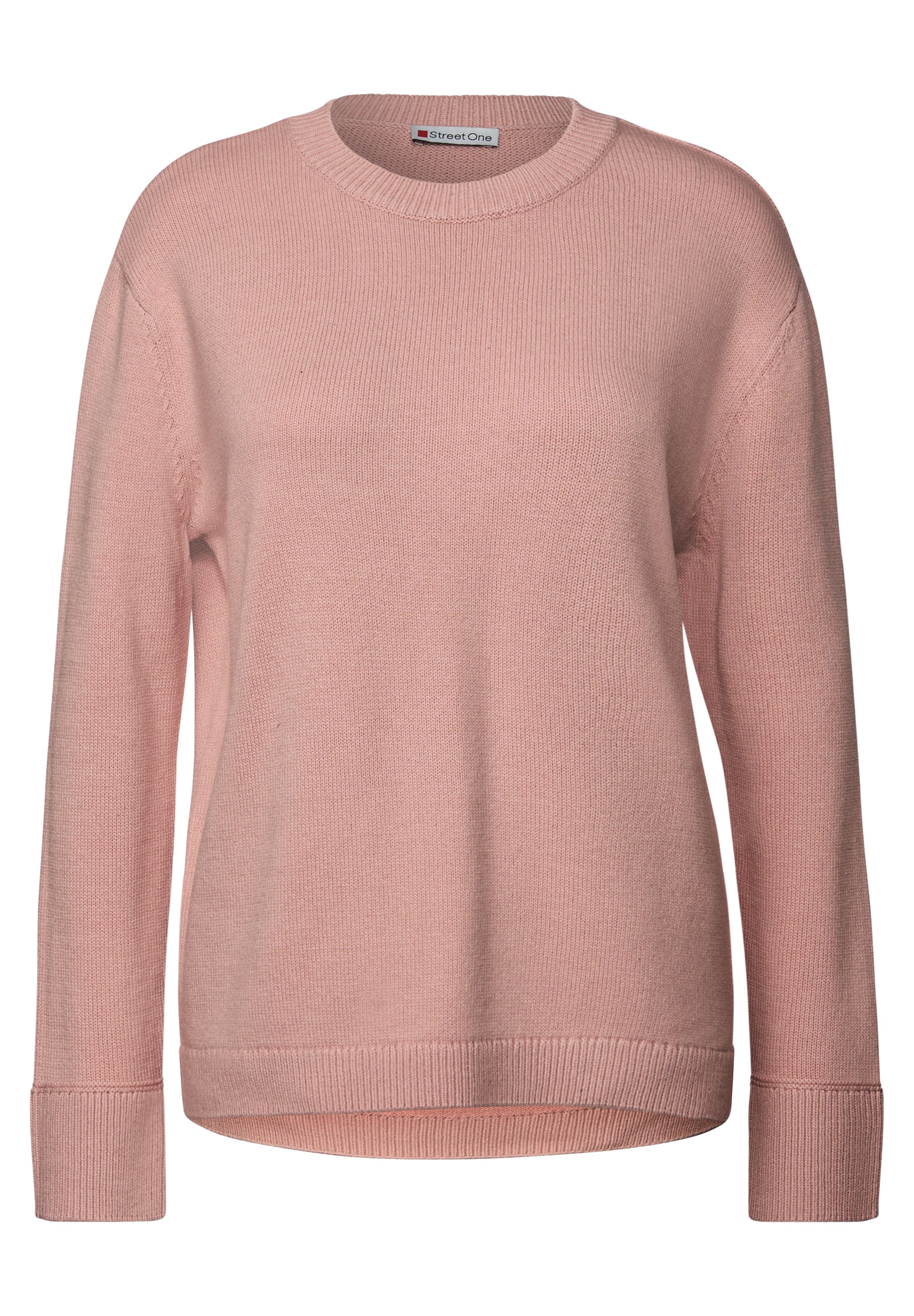 STREET ONE Strickpullover, mit Rundhalsausschnitt