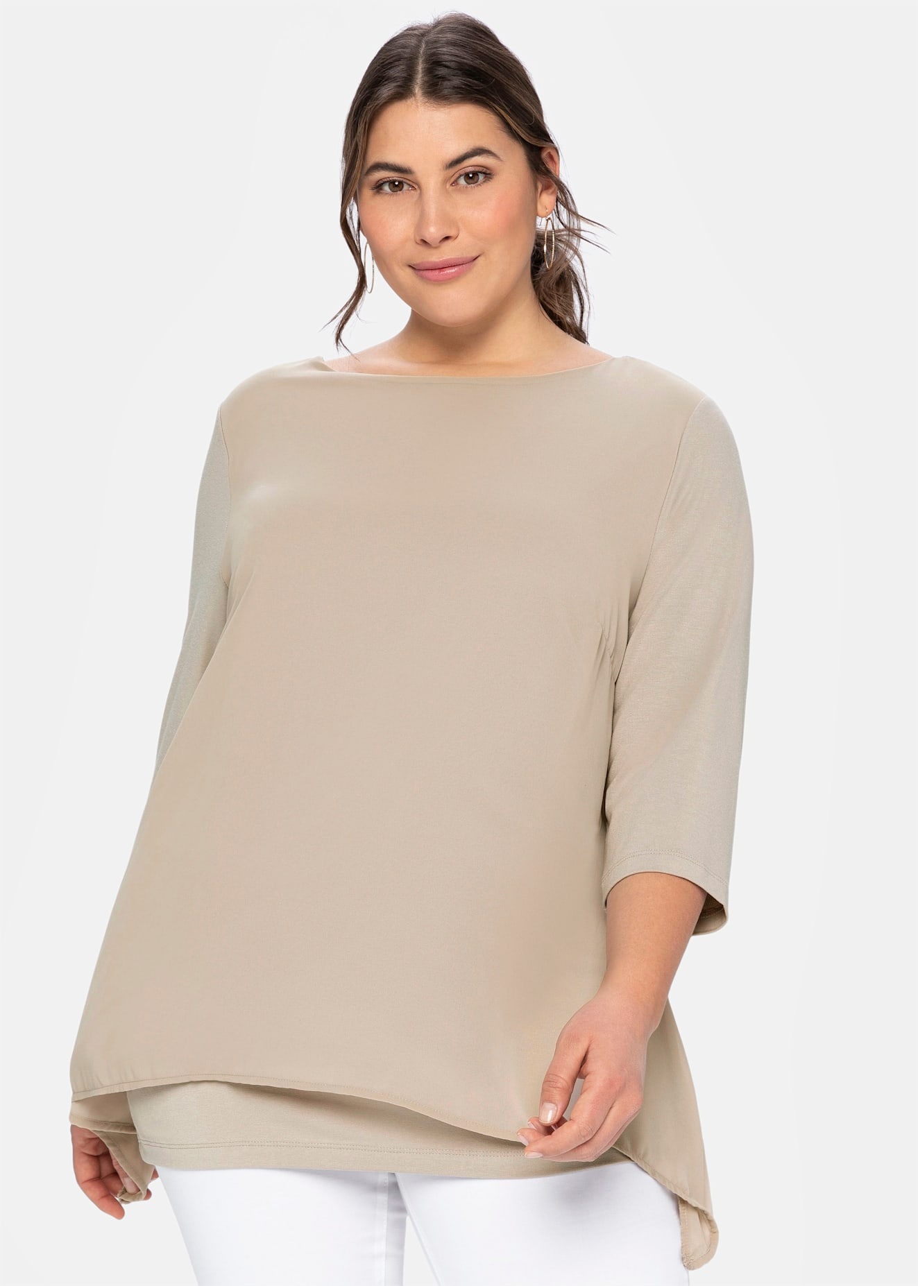 Sheego Blusenshirt "Blusenshirt", (1 tlg.) günstig online kaufen