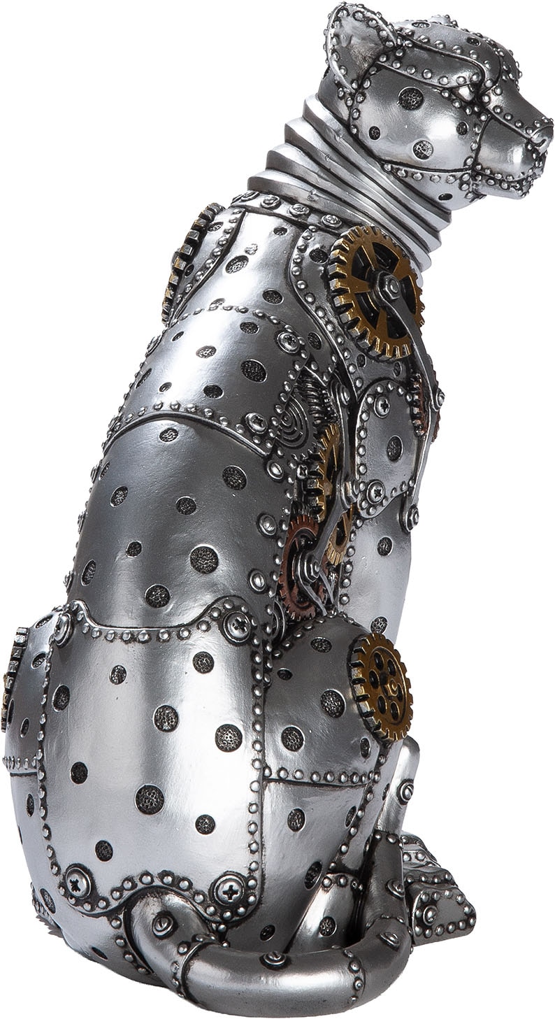 GILDE Skulptur »Figur Leopard Steampunk Leopard«