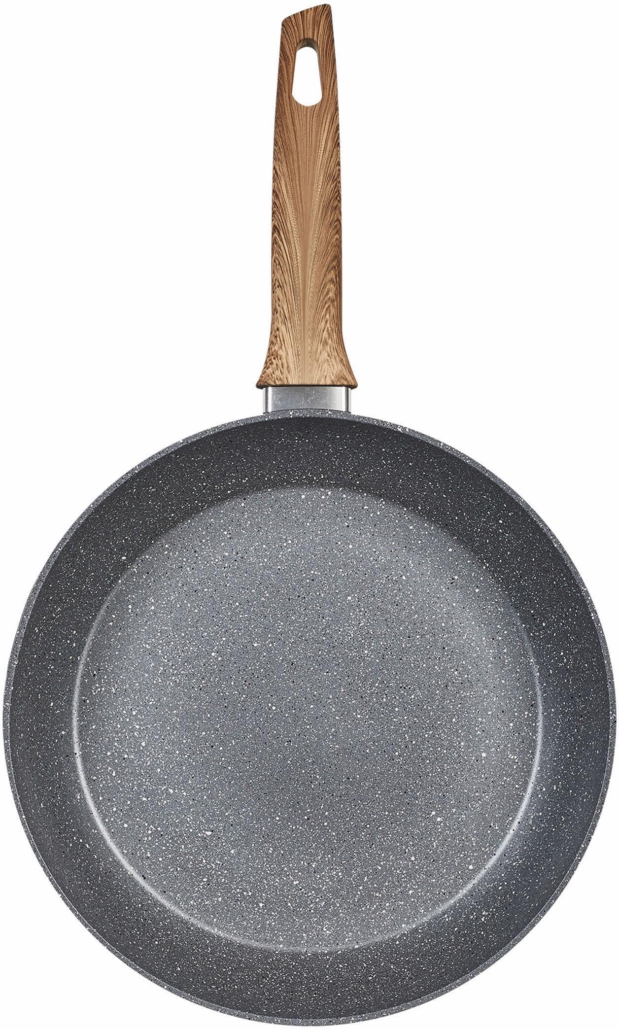 KING Pfannen-Set »Essential«, Aluminium, (Set, 3 tlg., 1x Bratpfanne Ø 20 cm, 1x Bratpfanne Ø 28 cm, 1x Bratpfanne Ø 24 cm), Induktion