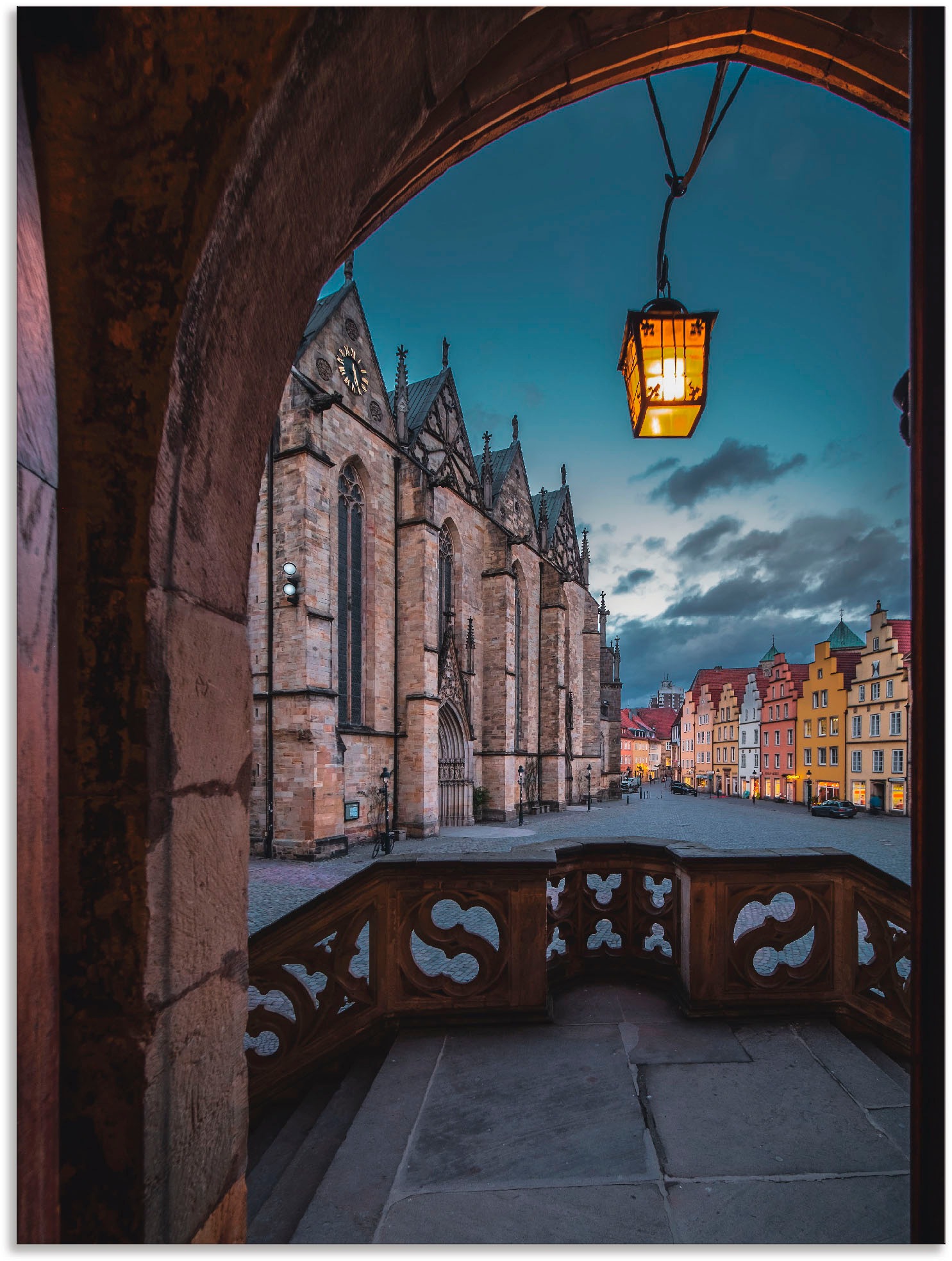 Artland Wandbild »Osnabrück Marktplatz«, Deutschland, (1 St.), als Alubild, Outdoorbild, Poster in verschied. Größen