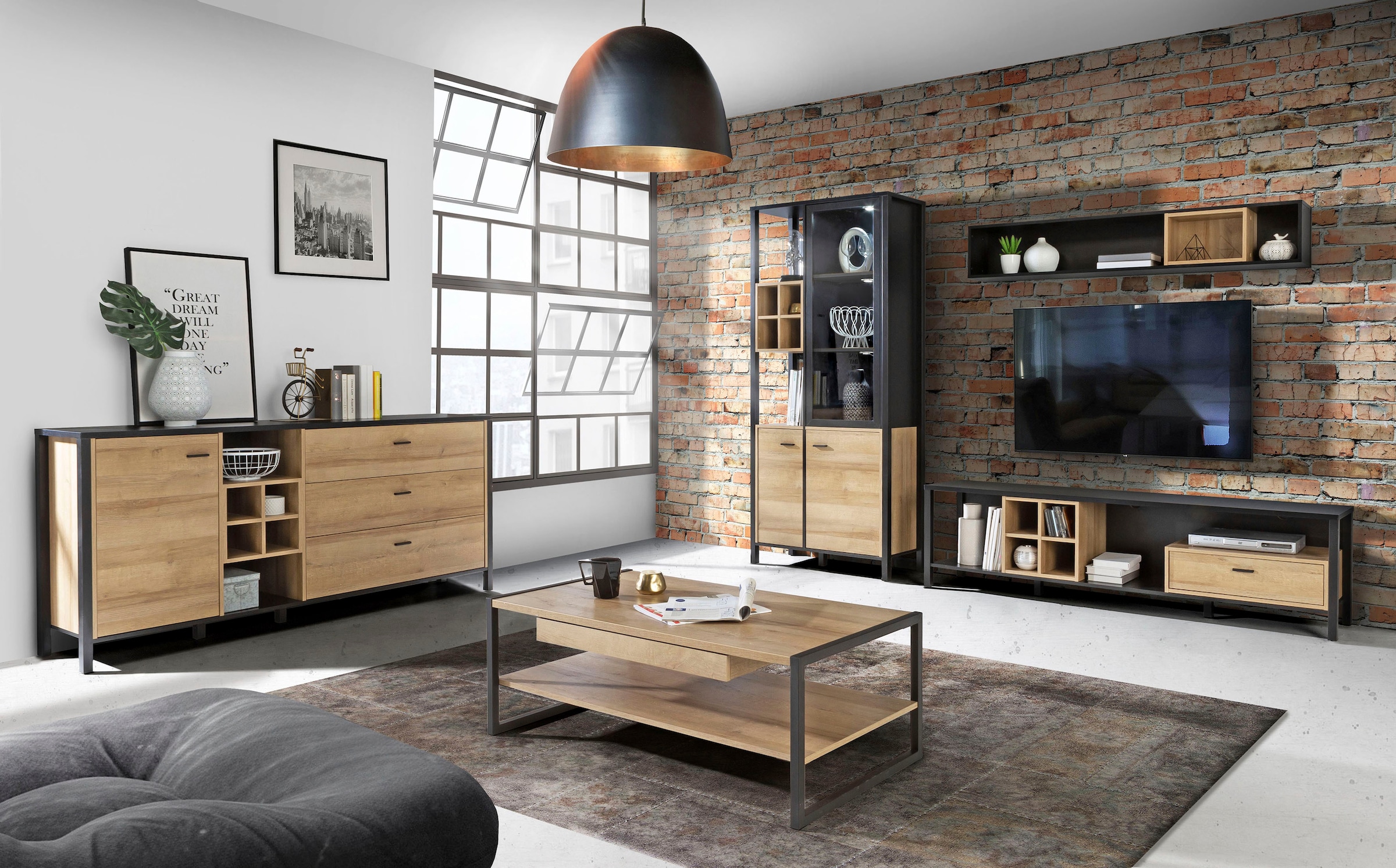 FORTE Sideboard »High Rock«, Breite ca. 186 cm