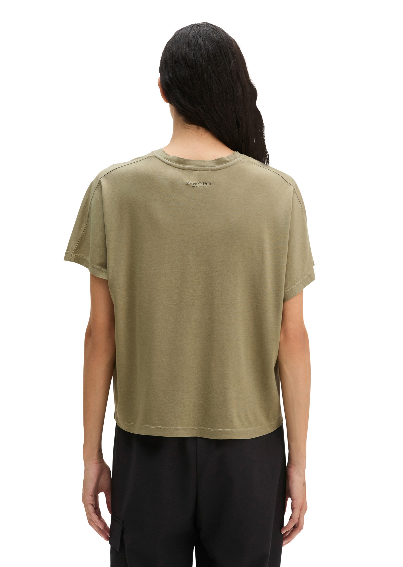 Marc O'Polo T-Shirt »aus fließendem Lyocell-Baumwolle-Mix«
