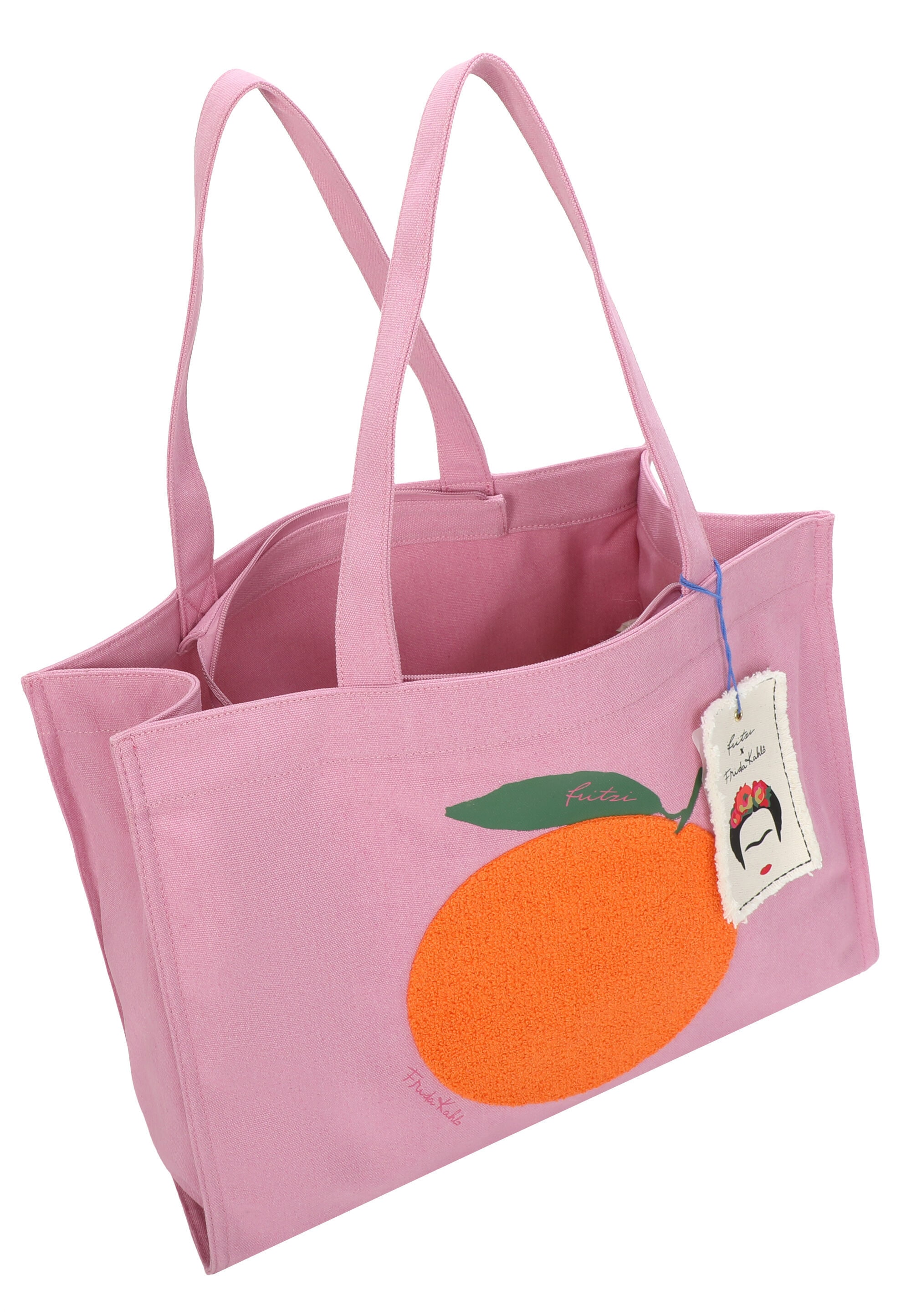 Fritzi aus Preußen Shopper »Fritzi x Frida Kahlo« mit Orangen-Motiv
