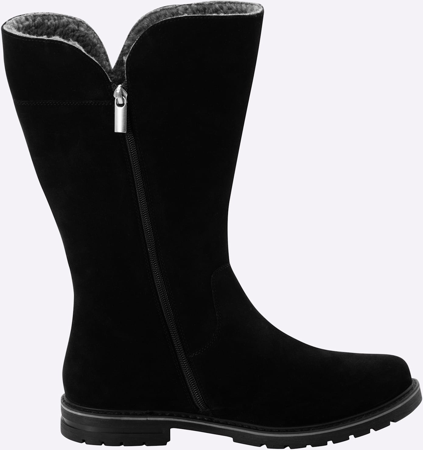 Sheego Wide Shaft Boots Black Size 44 3