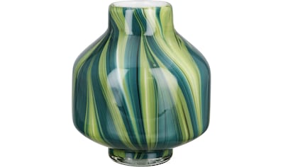 GILDE Tischvase »Verdo, Höhe ca. 16 cm«, (1 St.), dekorative Vase aus Glas, Blumenvase kaufen