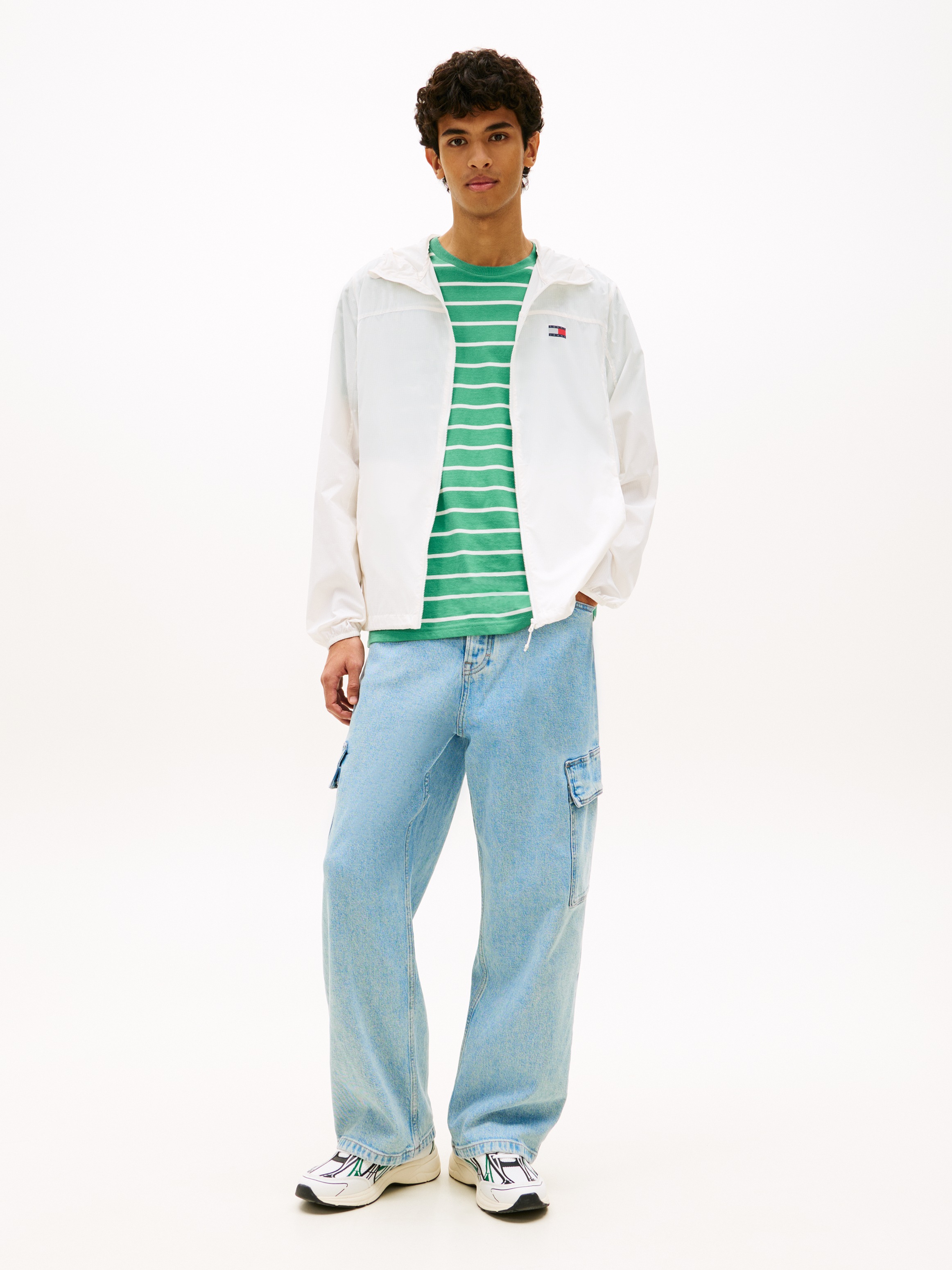 Tommy Jeans Outdoorjacke »TJM OUTDOOR SHELL« mit Kapuze Regular fit mit Kapuze