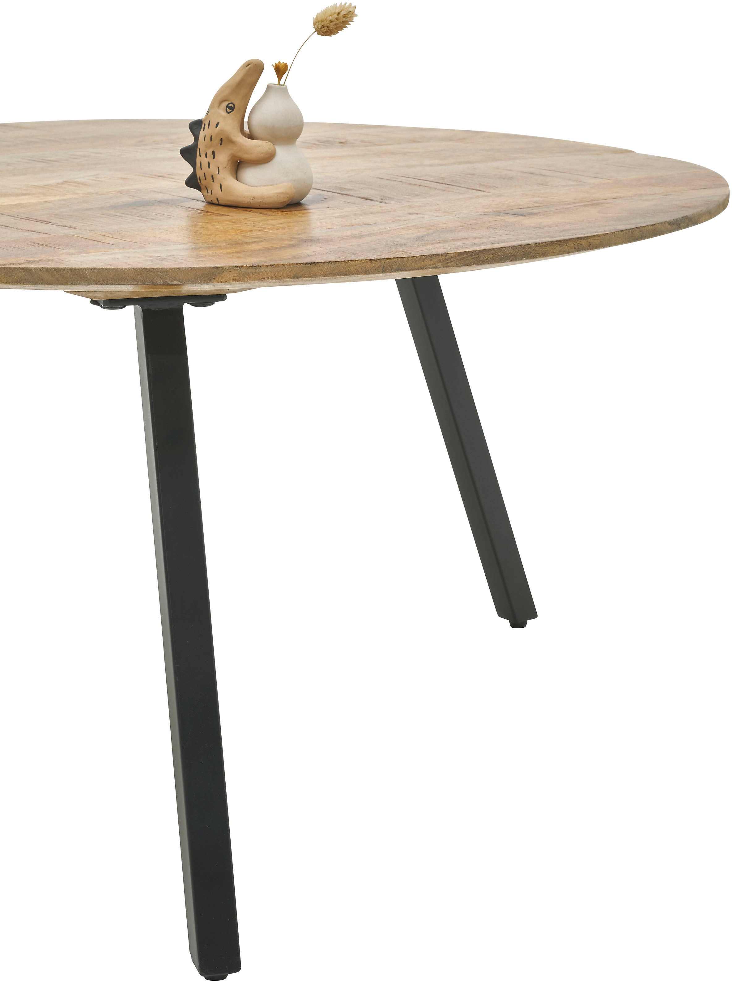 Stolkom Couchtisch »Gloria«, rund Massivholz Mango Wood