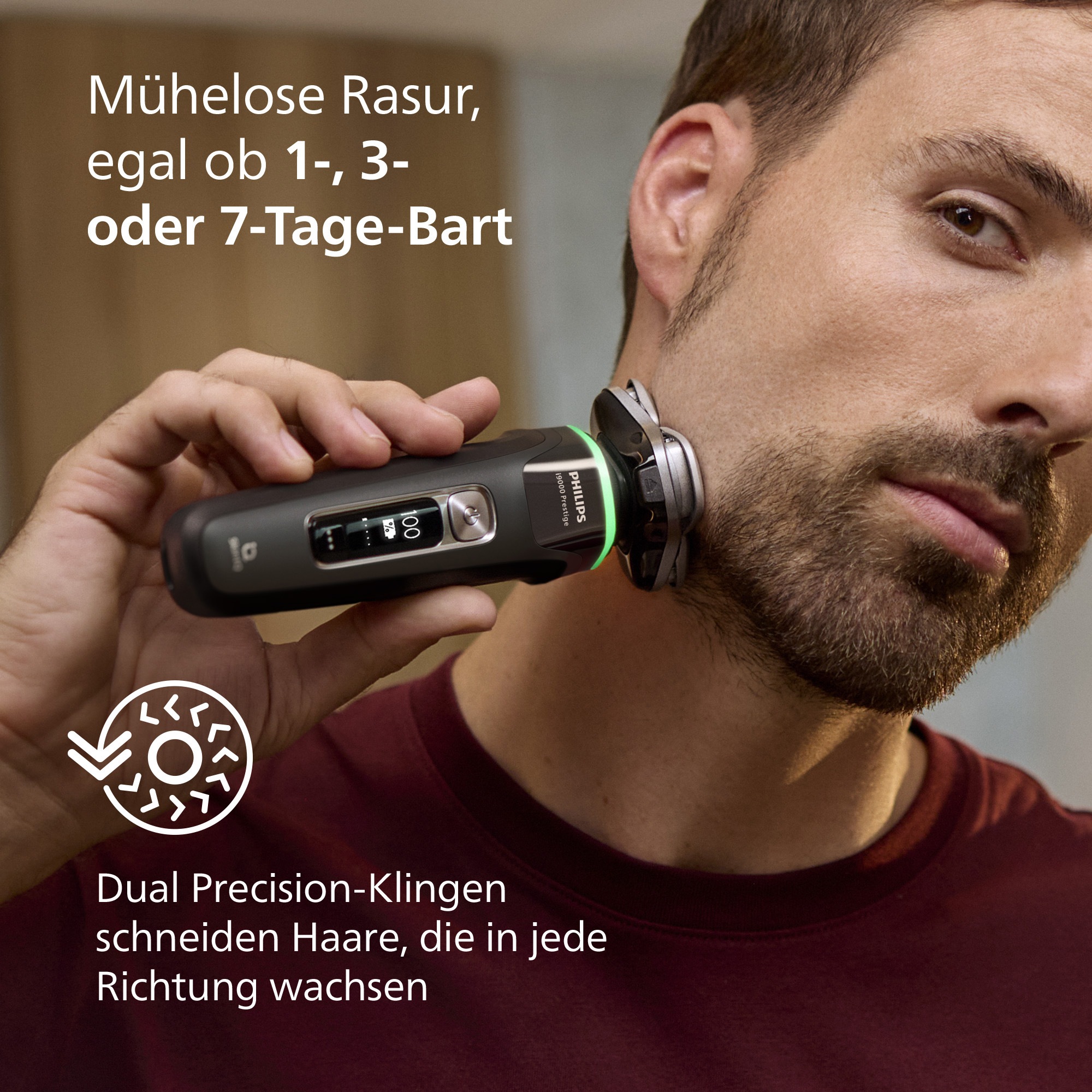 Philips Elektrorasierer »Series i9000 Prestige XP9200/30«, integrierter Präzisionstrimmer, mit SkinIQ Technologie, inkl. Ladestand, Reiseetui
