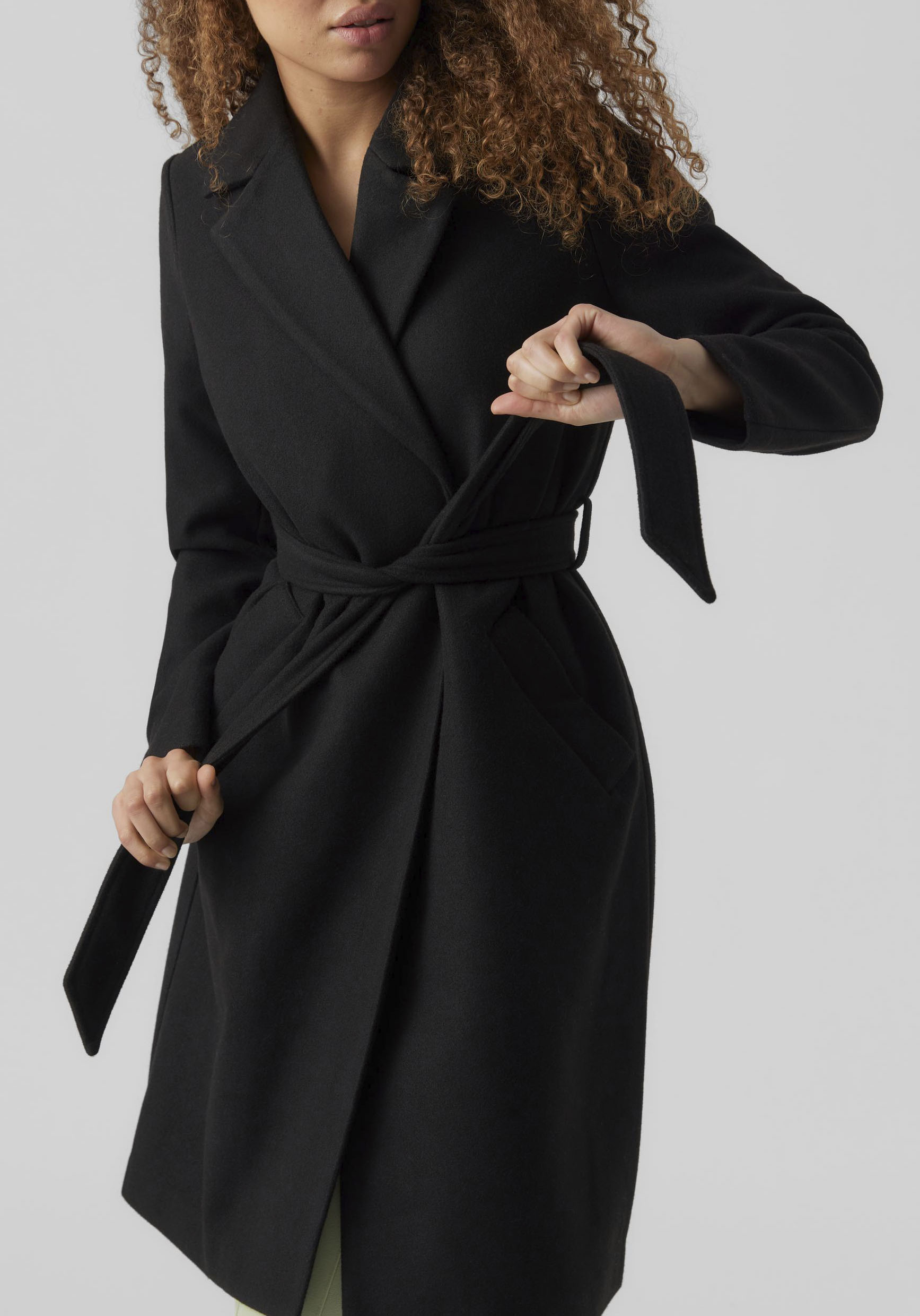 Vero Moda "VMFORTUNEAYA SS23 LONG COAT NOOS" Kunstfaser