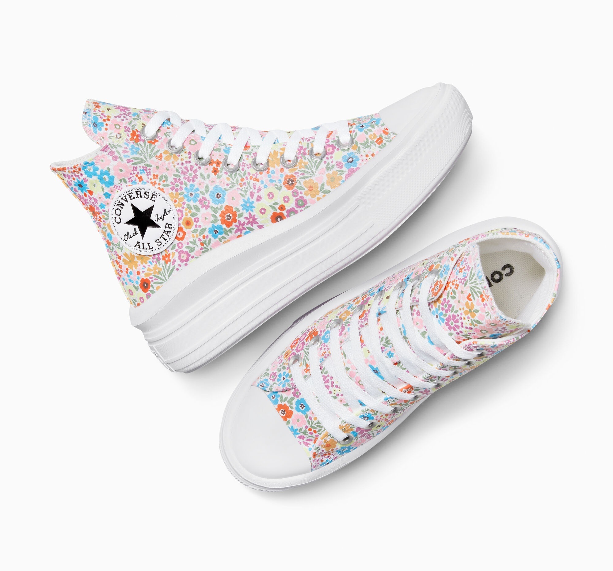 Thumbnail - Converse Sneaker "CHUCK TAYLOR ALL STAR MOVE PLATFORM MINI FLOWERS"