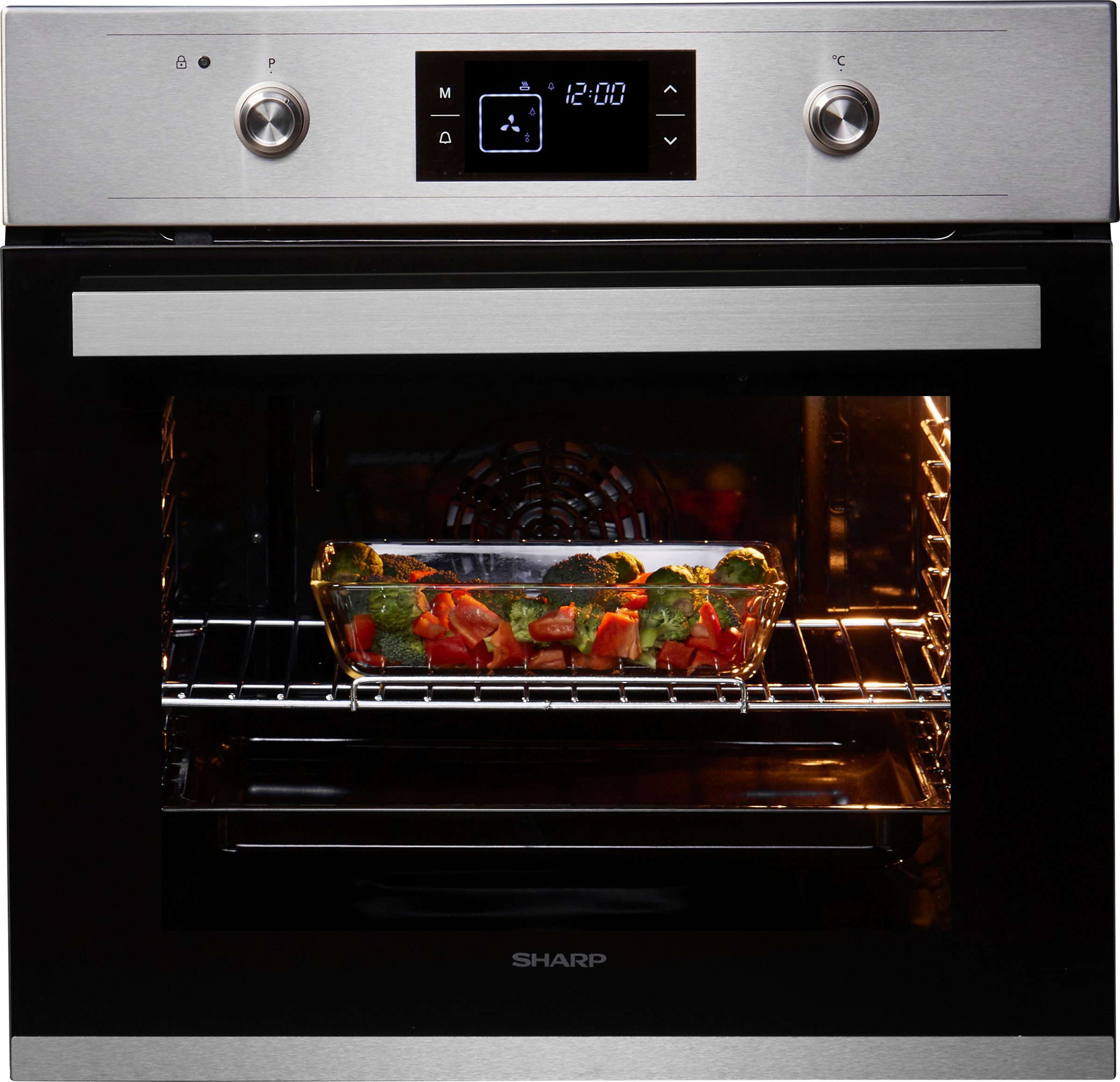 Sharp Backofen-Set »K-61V28IM1-EU«, Pyrolyse-Selbstreinigung