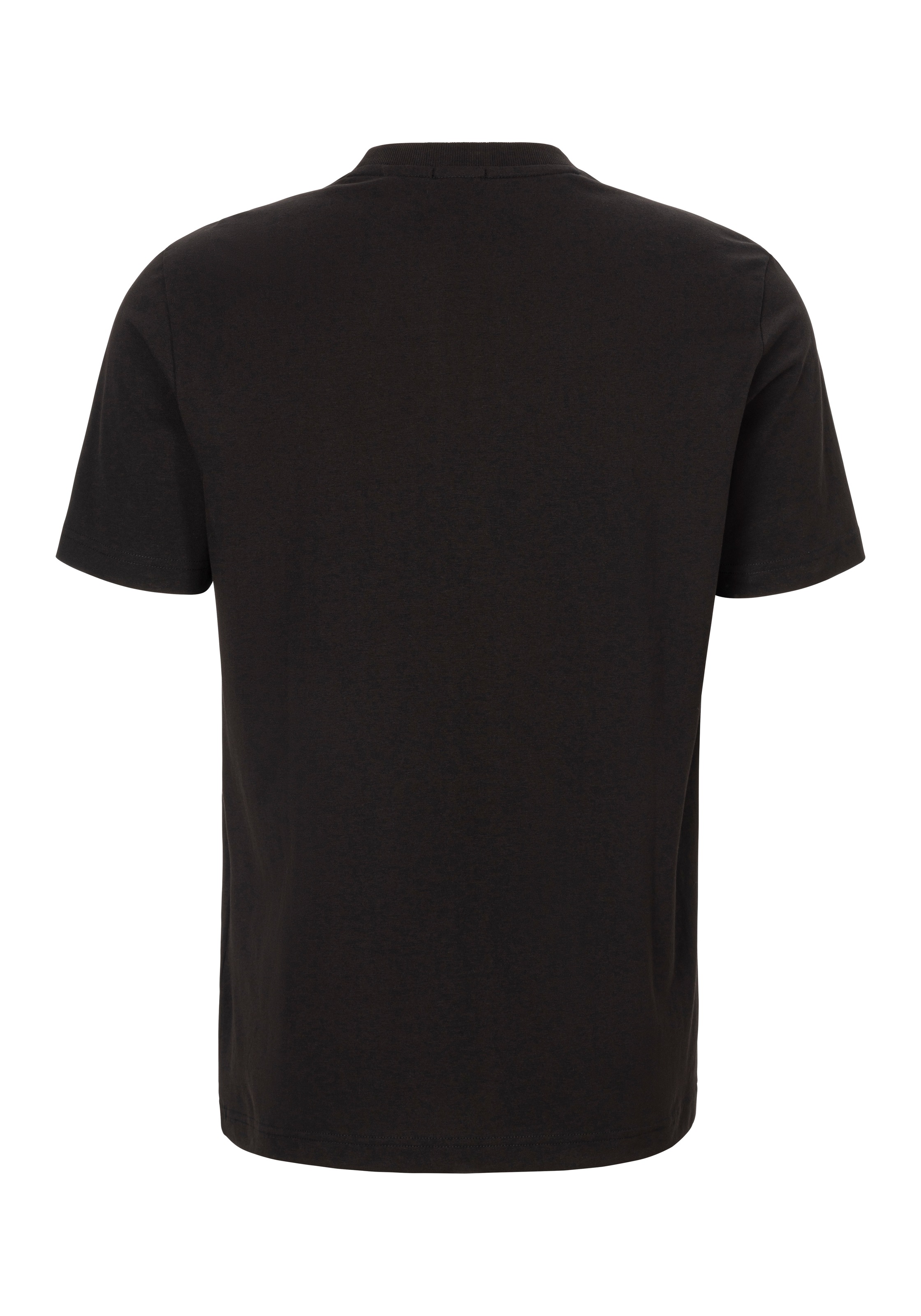 BOSS GREEN Rundhalsshirt »Tee«, mit gummiertem Kontrast-Logo