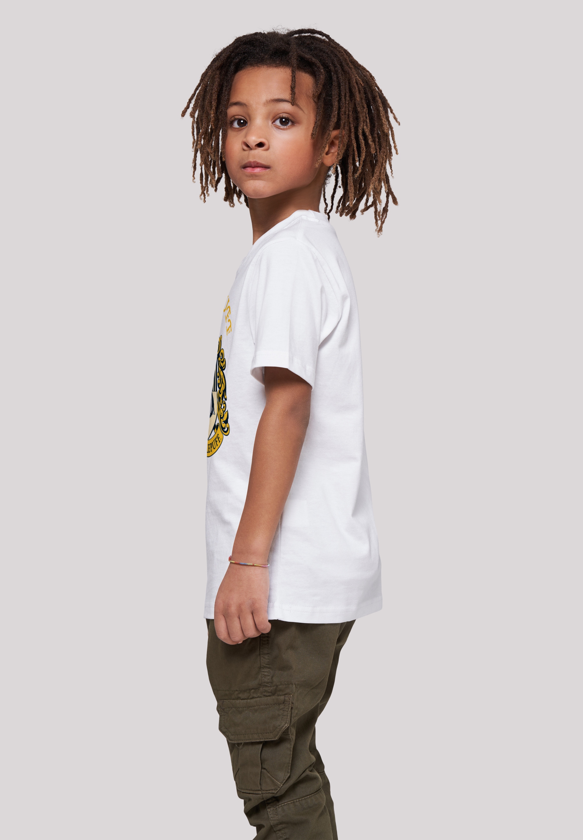 F4NT4STIC Kurzarmshirt »Kinder Harry Potter Hufflepuff Crest with Kids  Basic Tee«, (1 tlg.) online bestellen | BAUR | T-Shirts