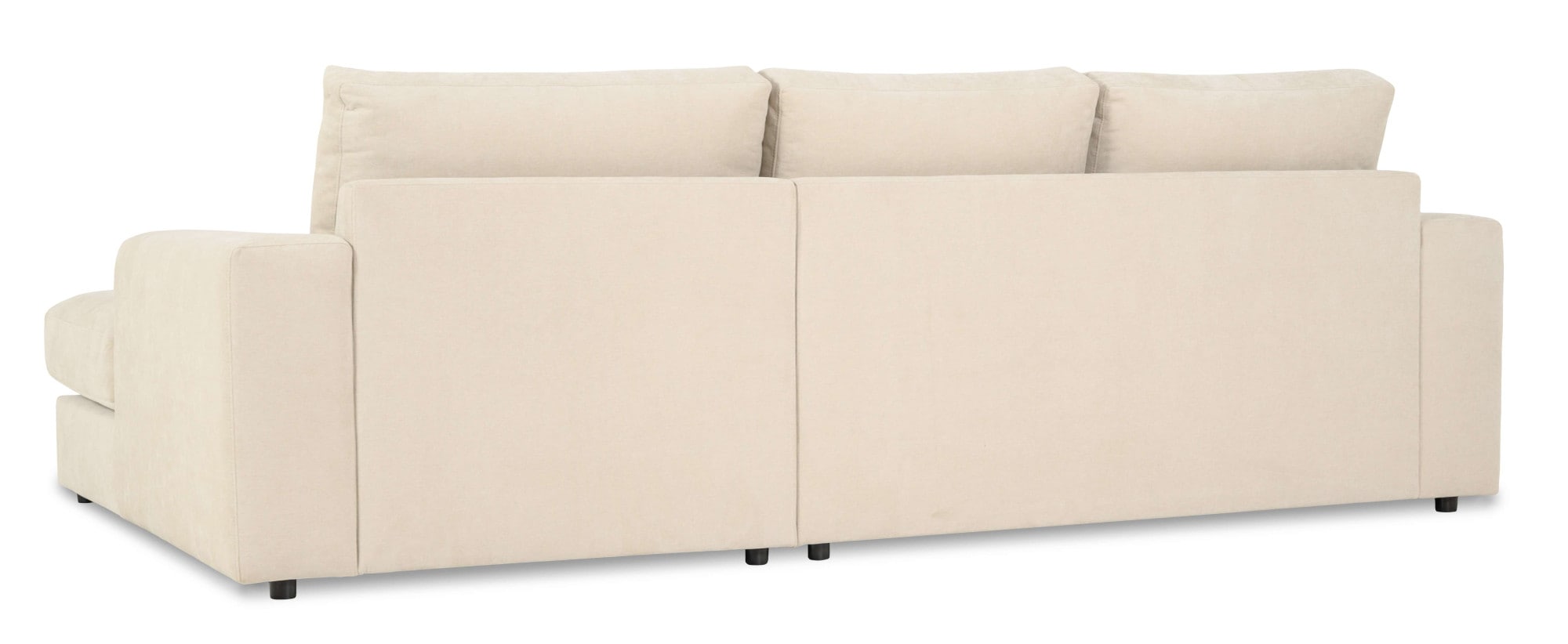 OTTO home Ecksofa »Nivette, weiches Chenille« Breite 269 cm, L-Form, bodentief, mit Wellenunterfederung