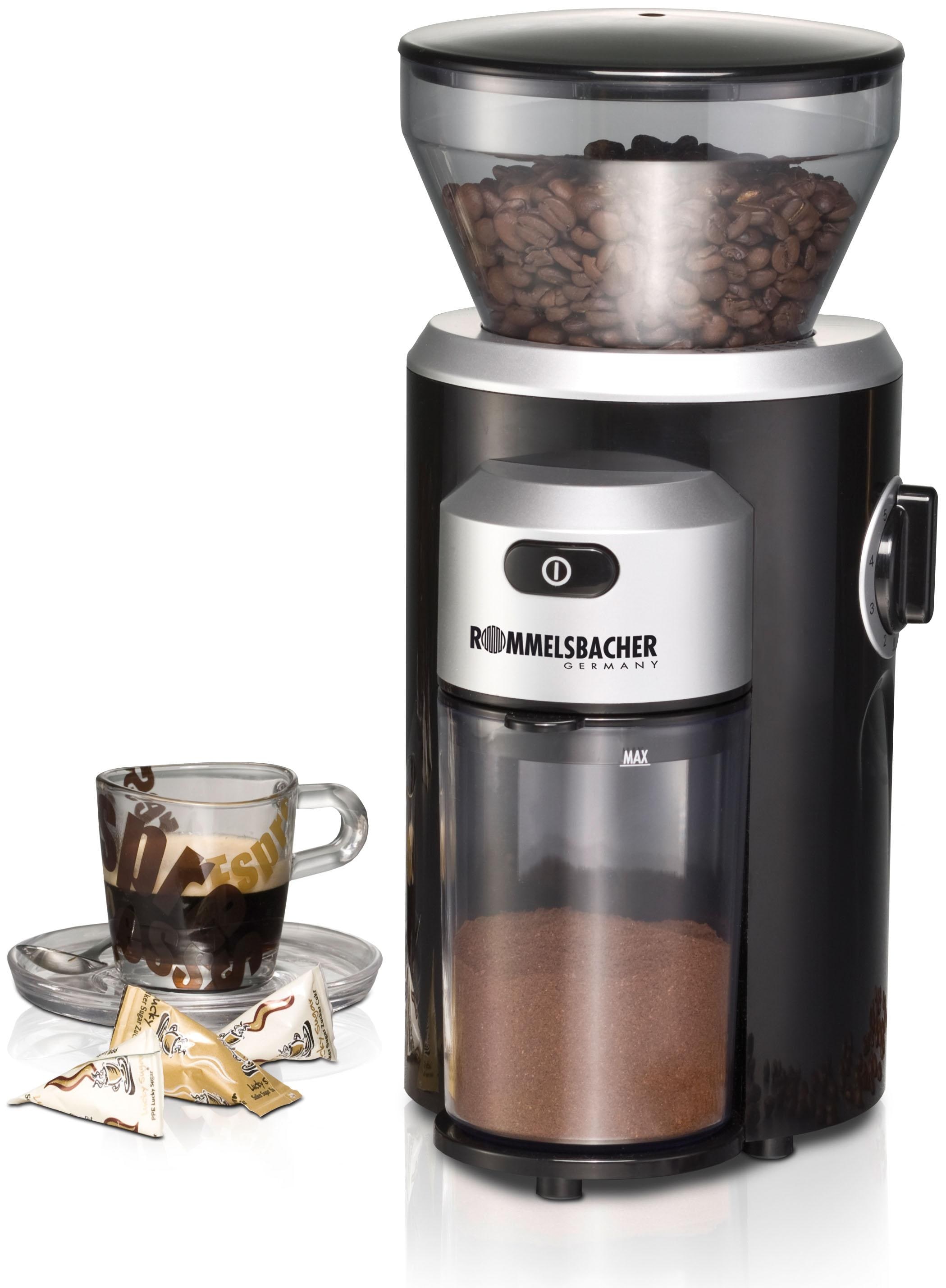 Rommelsbacher Kaffeemühle »EKM 300«, 150 W, Kegelmahlwerk, 220 g Bohnenbehälter