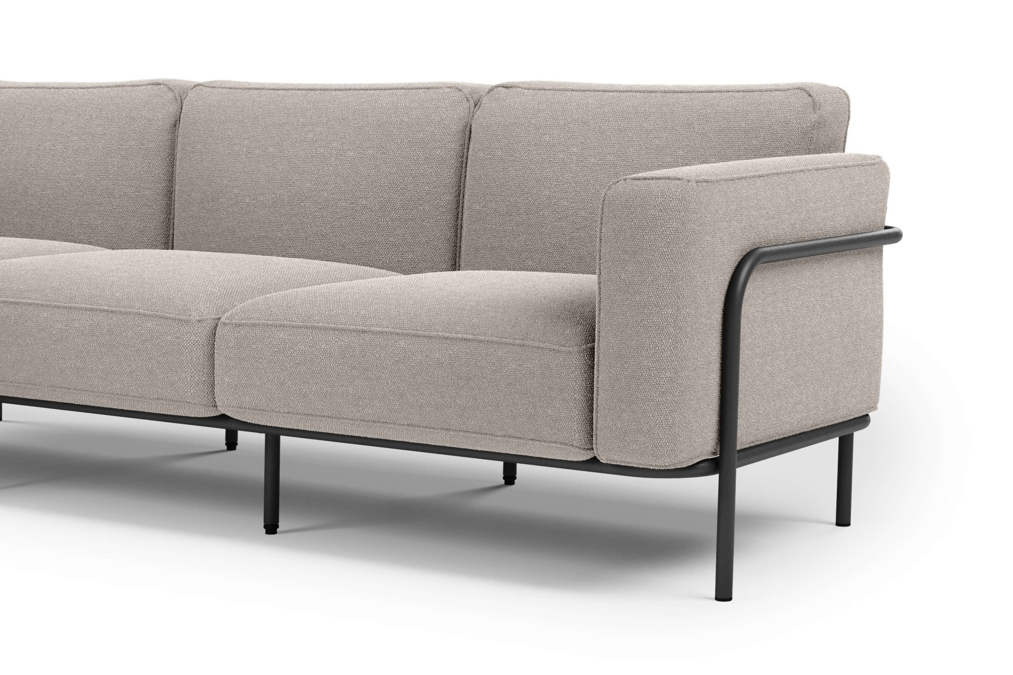 andas Ecksofa »Askild«, Outdoor Gartensofa, wetterfeste Materialien, Breite 247 cm