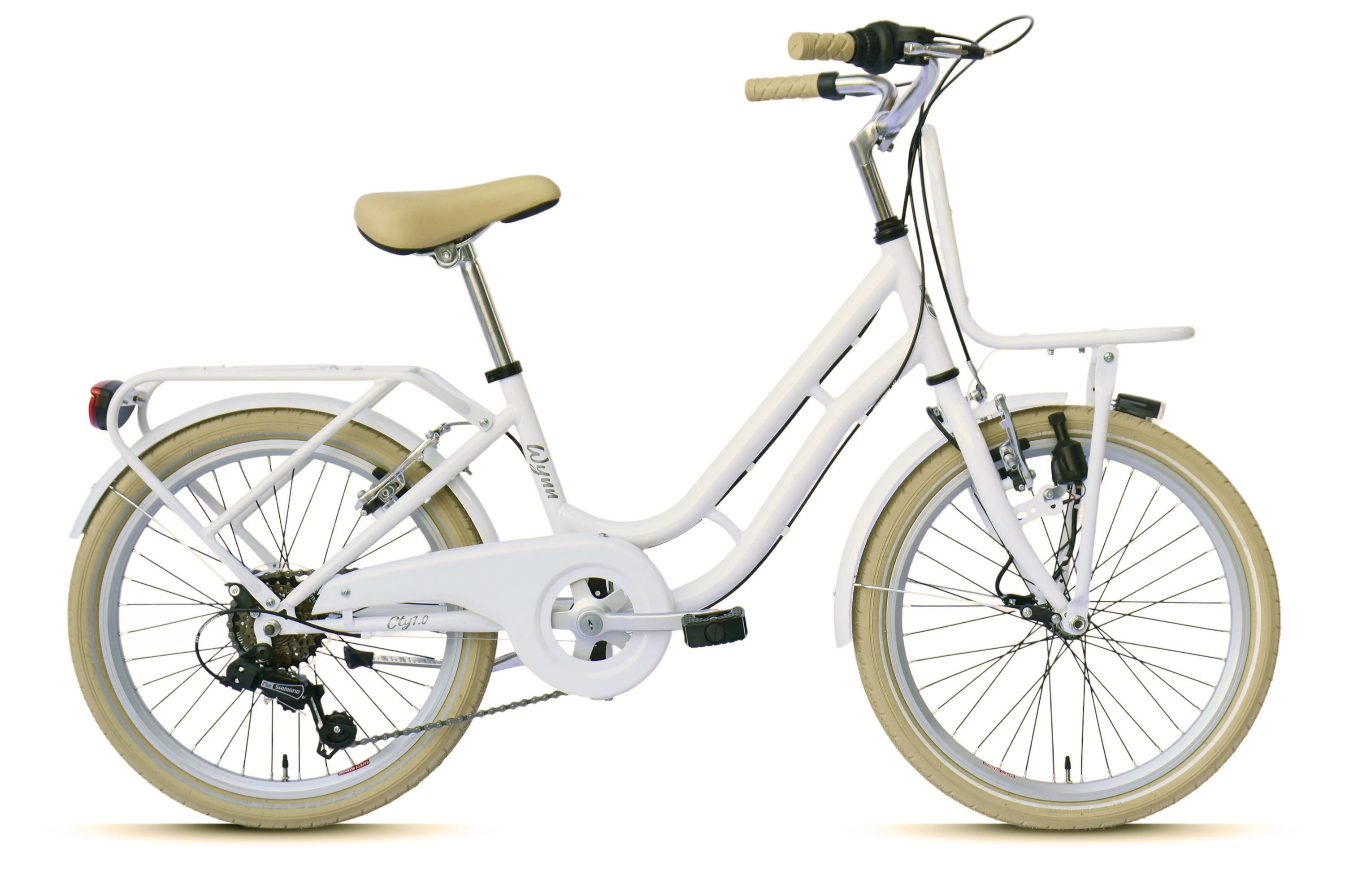 WYNN Kinderfahrrad "Kinderfahrrad 20 Zoll Shimano Tourney 6 Gang V-Brake Kinder KID1.0" 6 Gang Shimano Tourney Schaltwerk Kettenschaltung