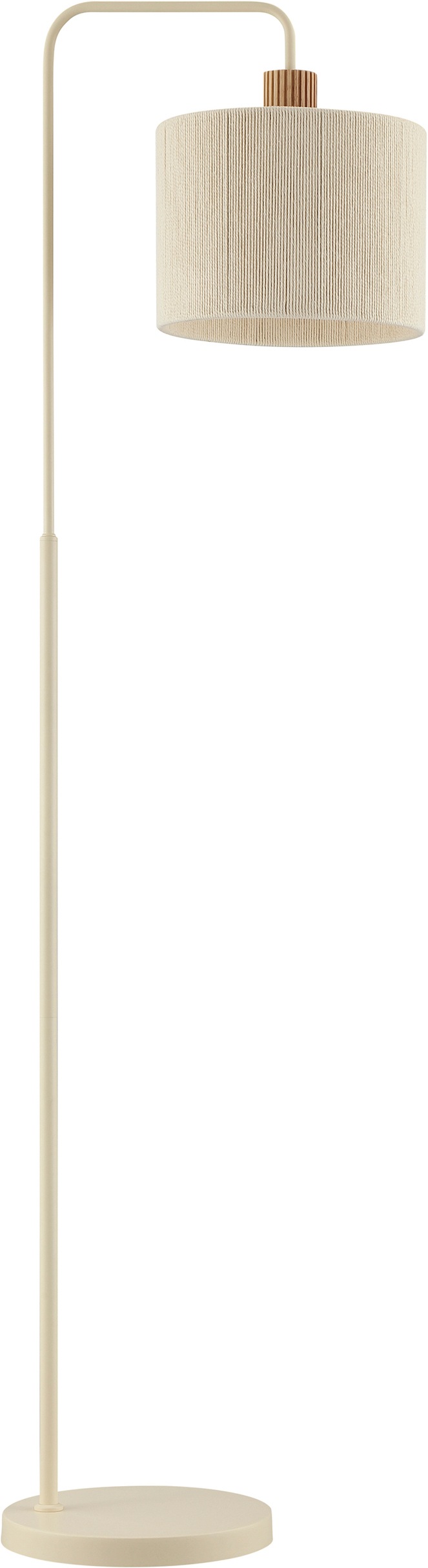 Brilliant Stehlampe »Arlo« E27 1 Stk. E27 Fassung, 160 x 44 x 28 cm, Holz/Textil/Metall, beige