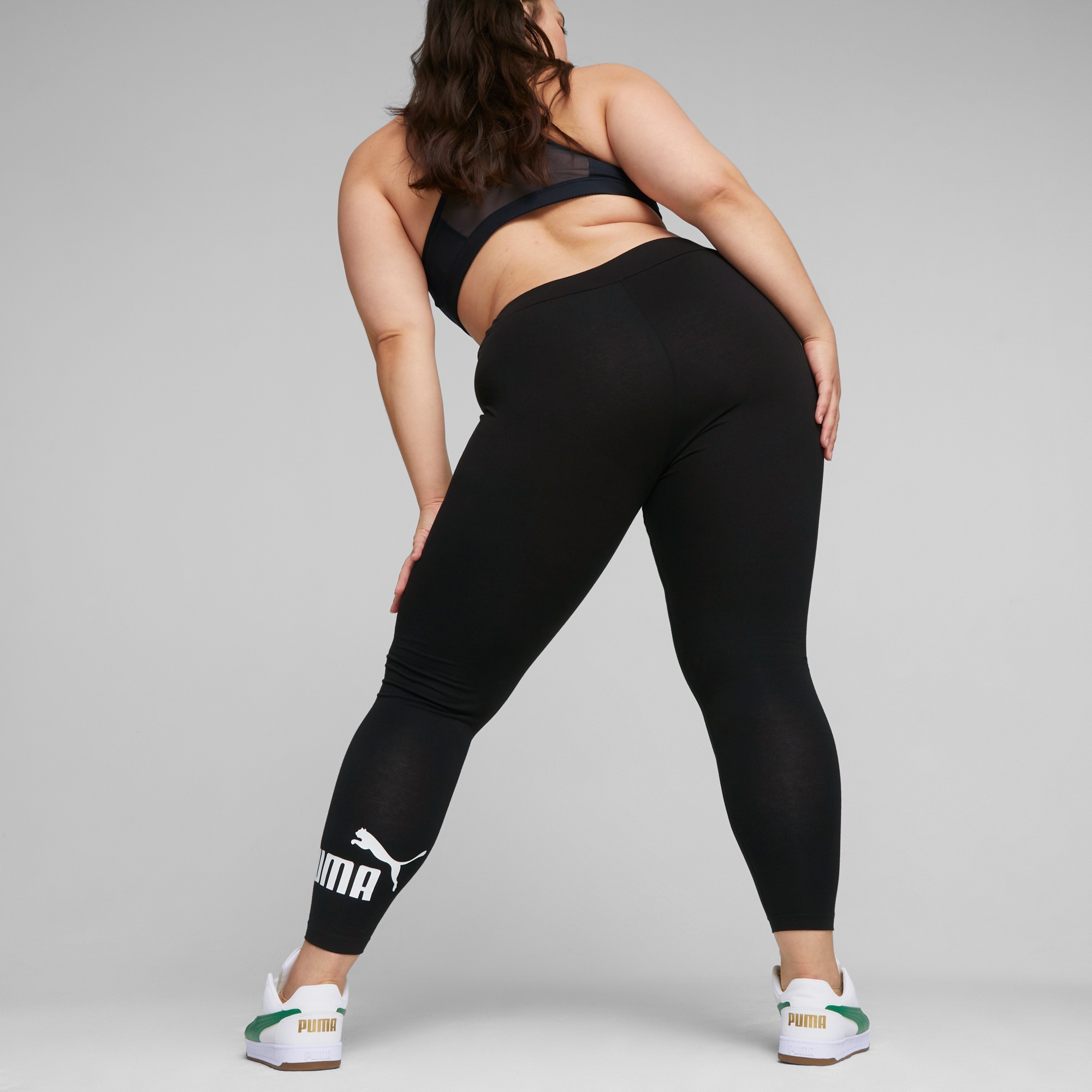 PUMA Leggings "ESS LOGO LEGGINGS" sportlich, aus Baumwollmischung, schmale günstig online kaufen