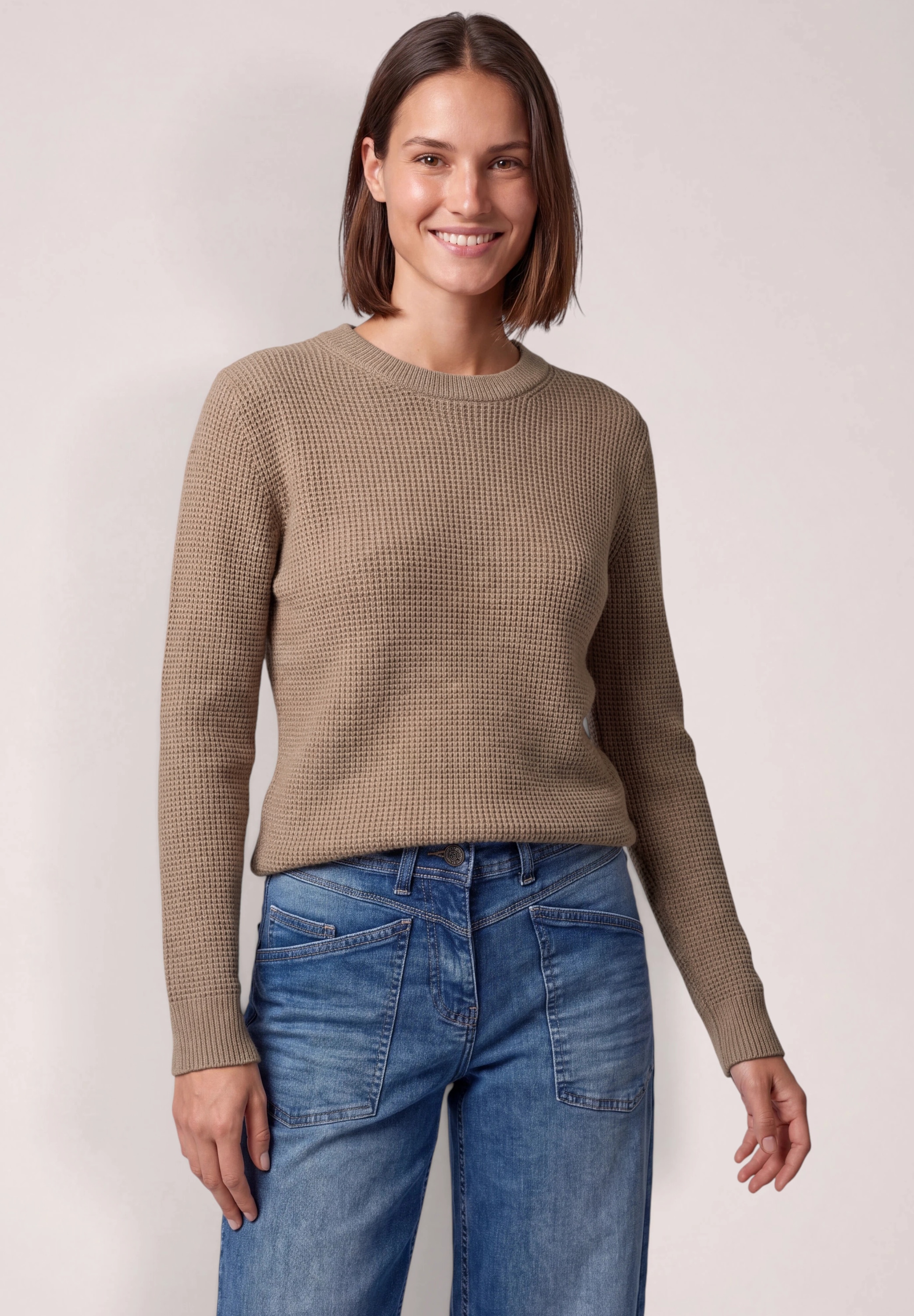 Cecil Strickpullover im soften Baumwoll-Mix