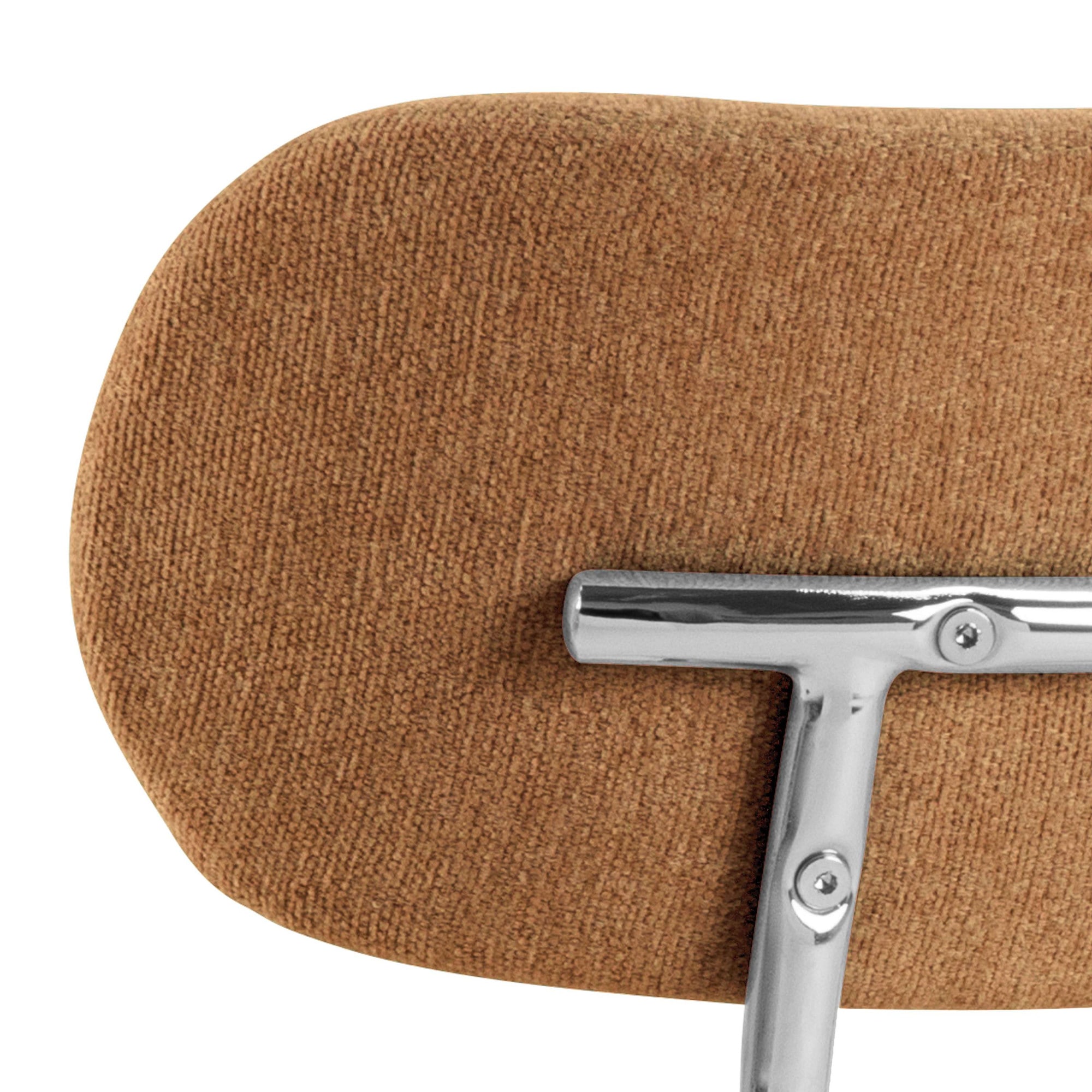 ACTONA GROUP Esszimmerstuhl »Lyric, Küchenstuhl, mit gepolsterter Sitzfläche« (Set) 2 Stk.Stuhl, Chenille, Retro-Futur, Chromstahlgestell, FSC™