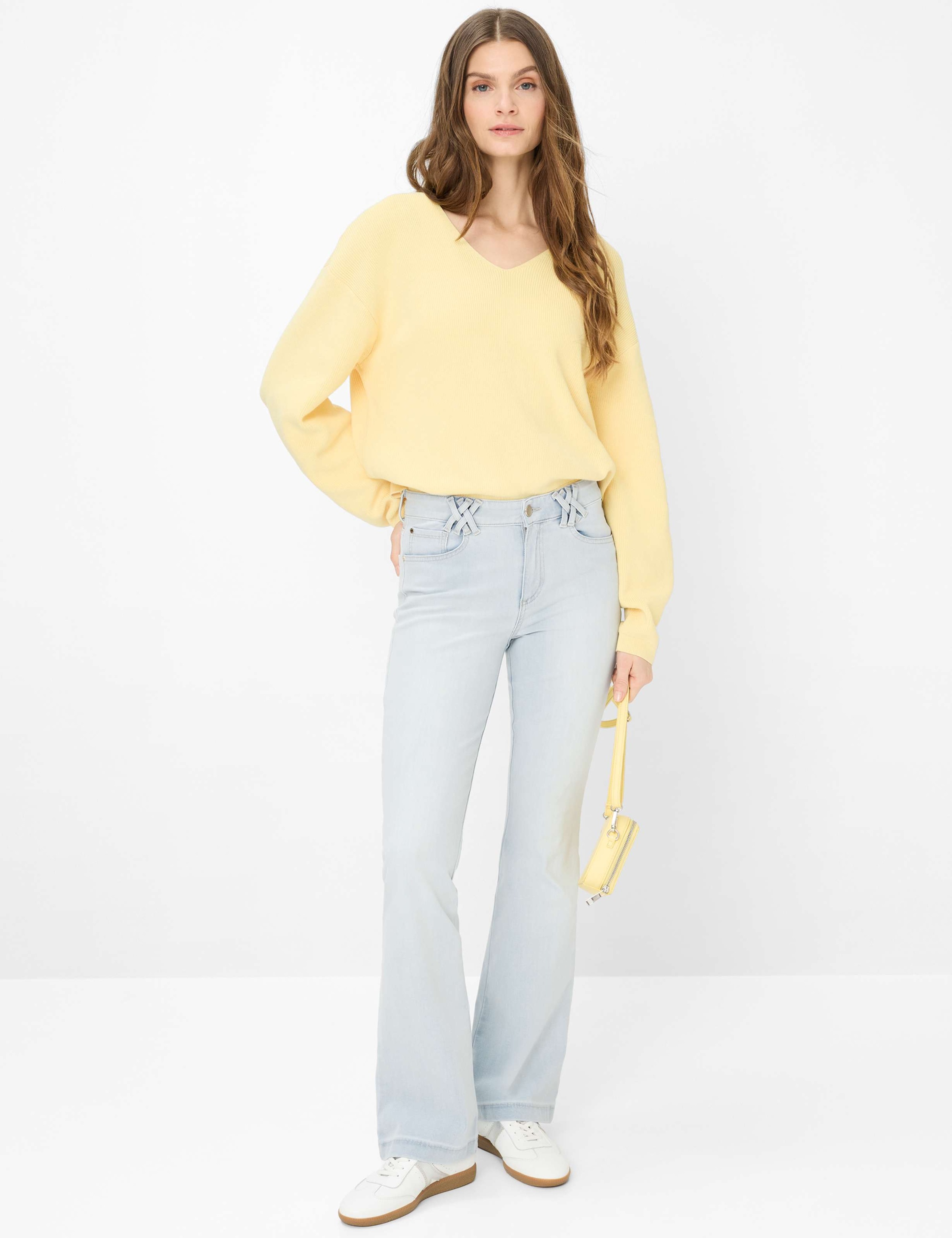 5-Pocket-Jeans BRAX "Style SHAKIRA BOOT", Damen, Gr. 40K (20), Kurzgrößen, hellblau, Denim/Jeans, 74% Baumwolle, 12% Elastomultiester, 10% Polyester, 4% Elasthan, Jeans 5-Pocket-Jeans 2