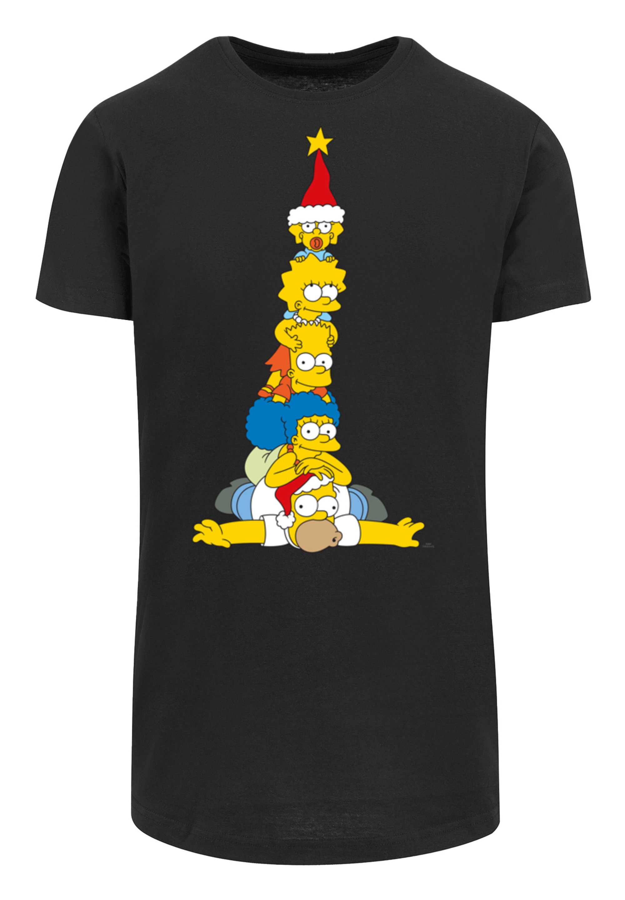 Black Friday F4NT4STIC T-Shirt »The Simpsons Family Christmas Weihnachtsbaum«,  Print | BAUR