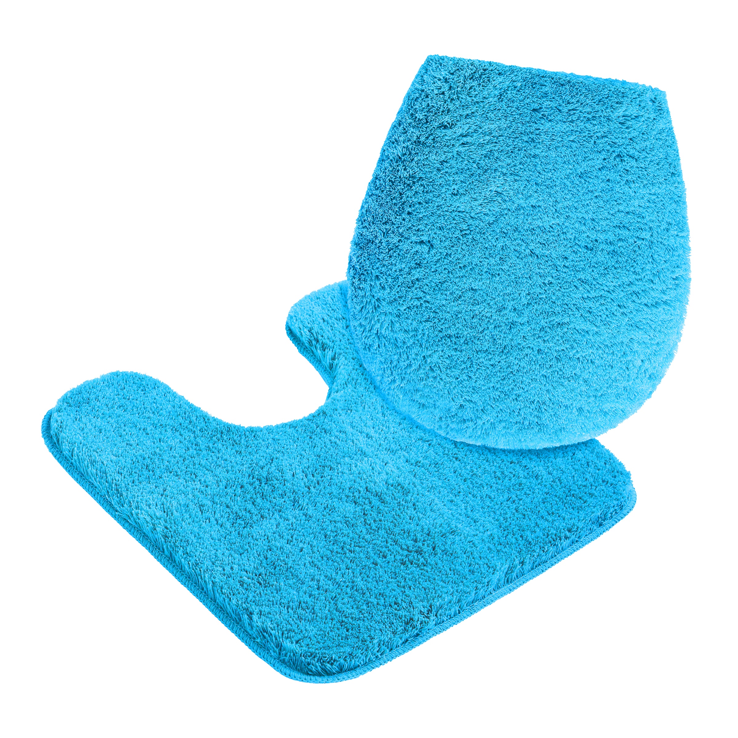 my home Badematte »Merida, Badvorleger, Badezimmer Teppich«, rutschhemmend beschichtet, fußbodenheizungsgeeignet-schnell trocknend-strapazierfähig, Badteppich, Uni Farben, rechteckig, rund & als 2-tlg. Set erhältlich