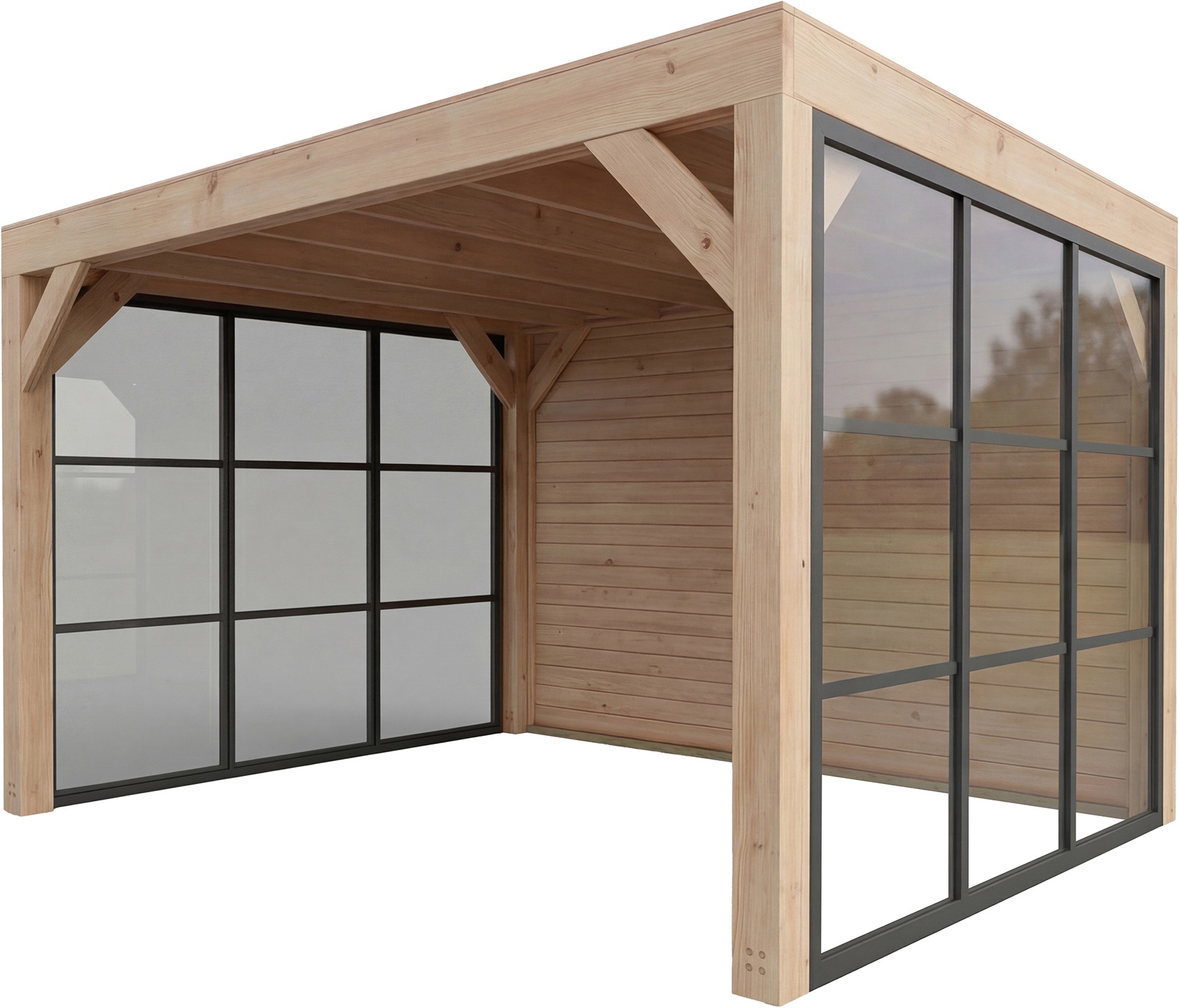 weka Holzpavillon »Lumley Lauben-Set Gr. 2.2« BxTxH: 307x399x245 cm