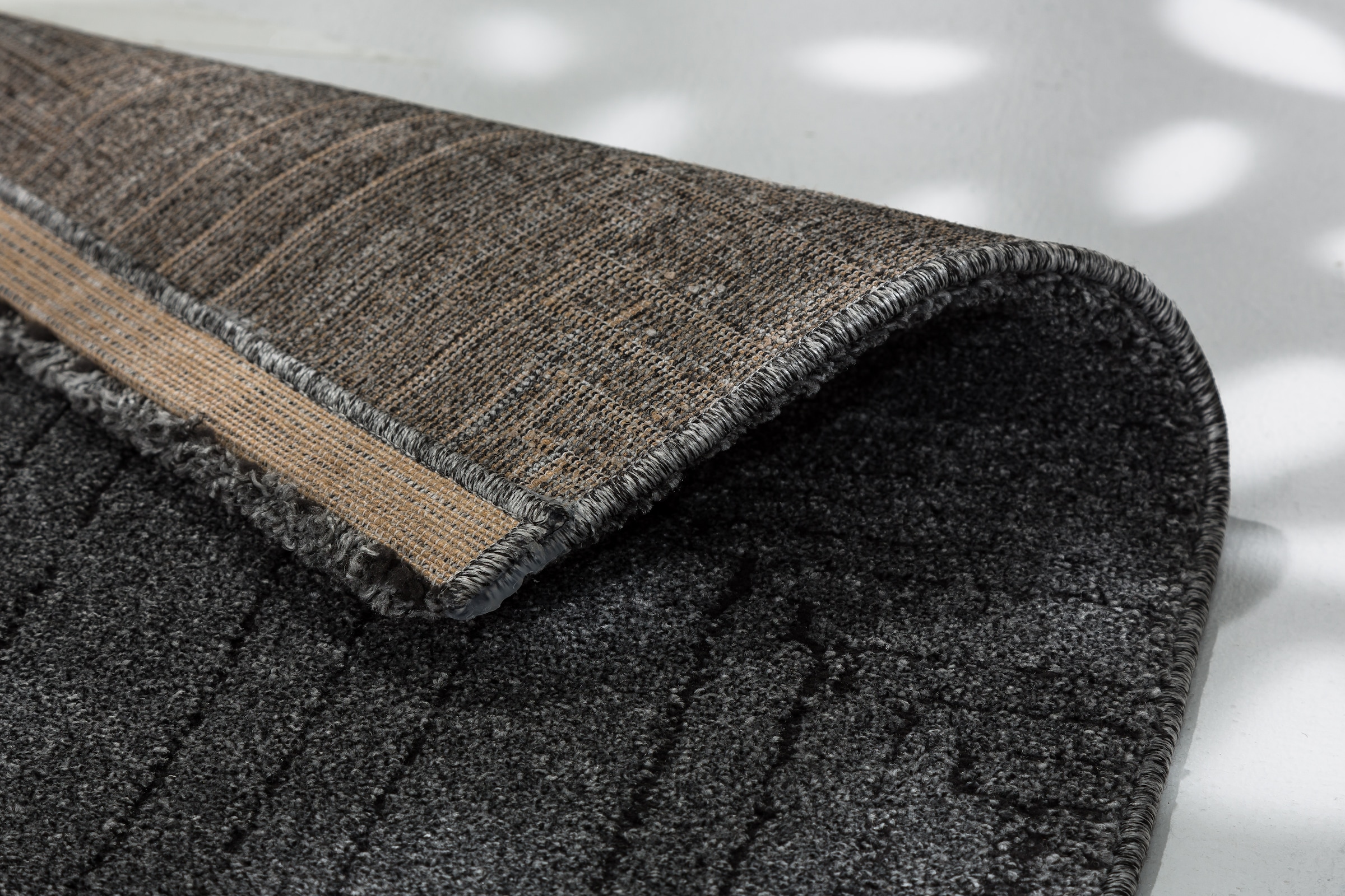SCHÖNER WOHNEN-Kollektion Teppich »Pure 6317-243«, rechteckig, 22 mm Höhe, Kurzflor, Hoch Tief Struktur, Wohnzimmer, Schöner Wohnen Kollektion