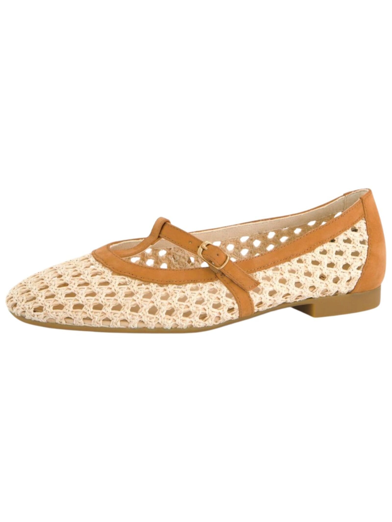 Paul Green Riemchenballerina "Paul Green Ballerinas Nubukleder/Textil" günstig online kaufen