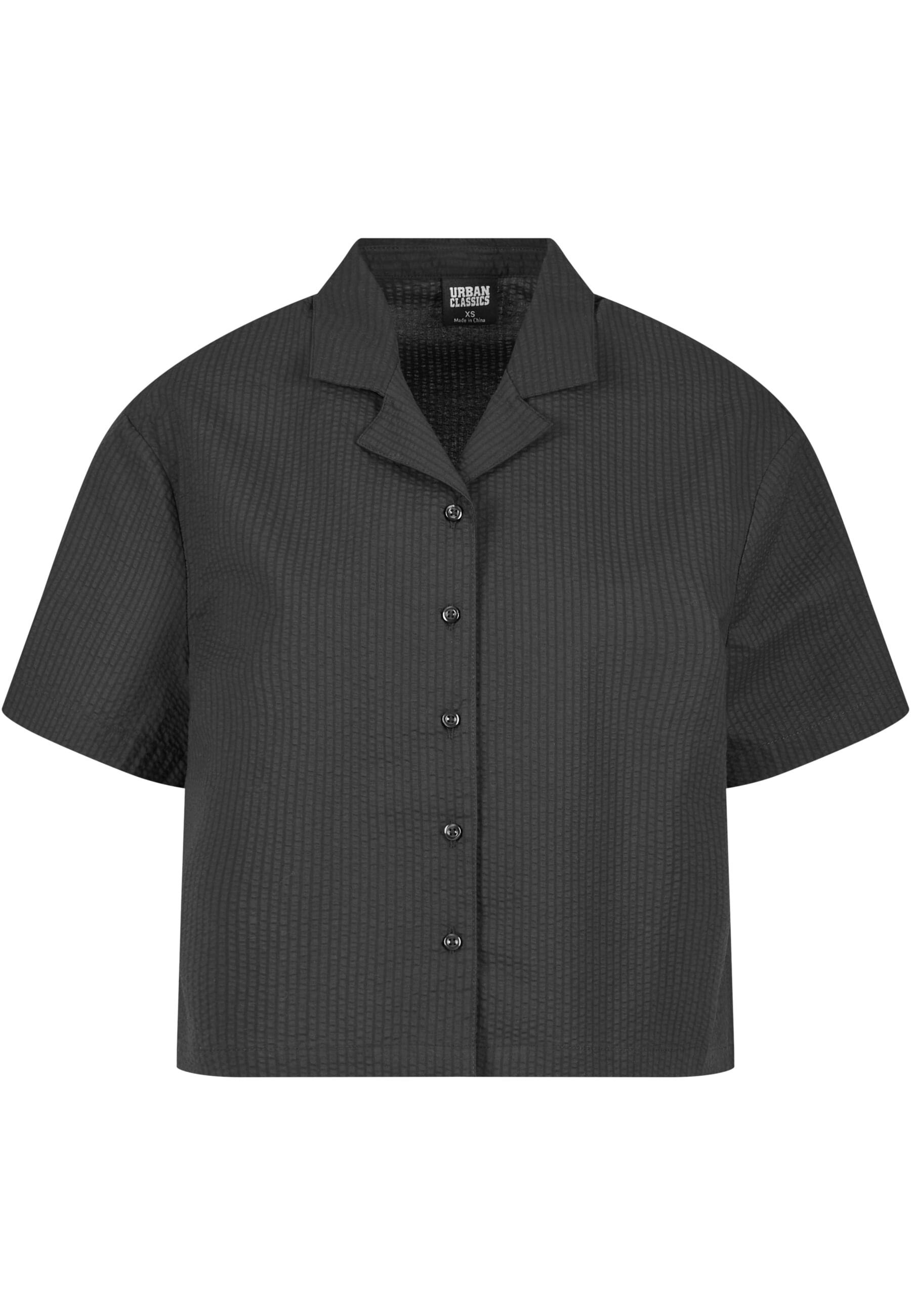 Langarmhemd »Urban Classics Damen Ladies Seersucker Shirt«